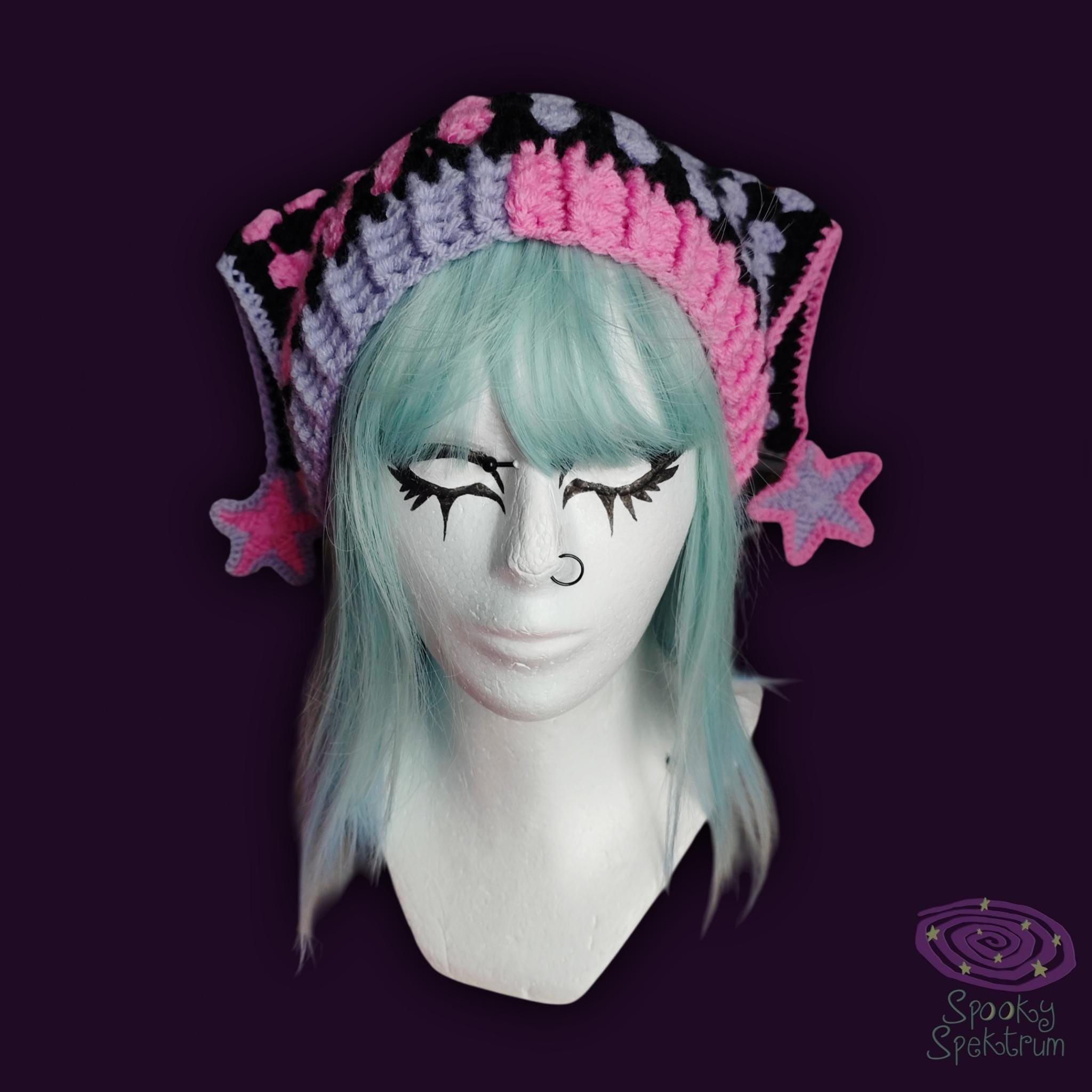 The Jester Hat - Pink and Purple Split