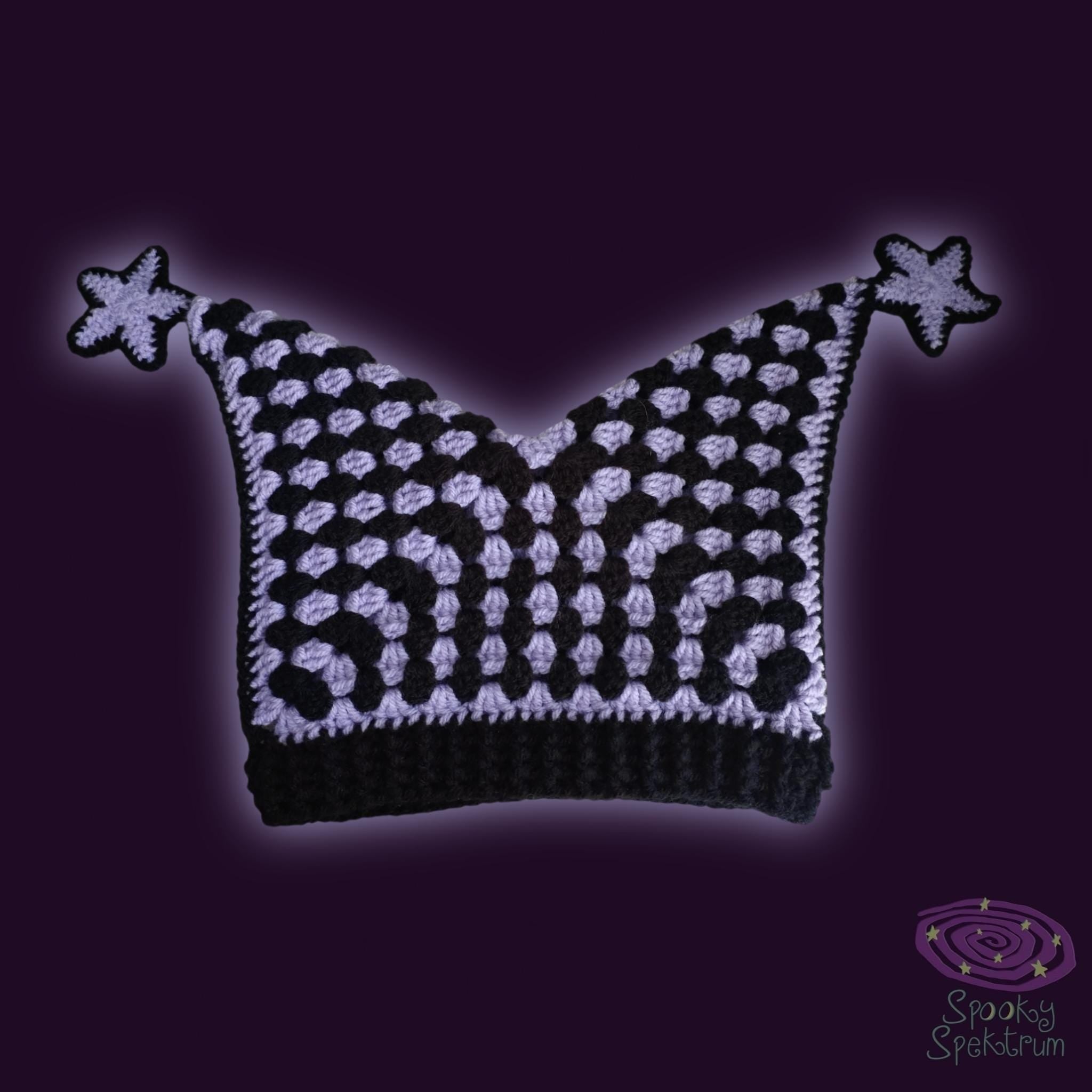 The Jester Hat - Purple and Black