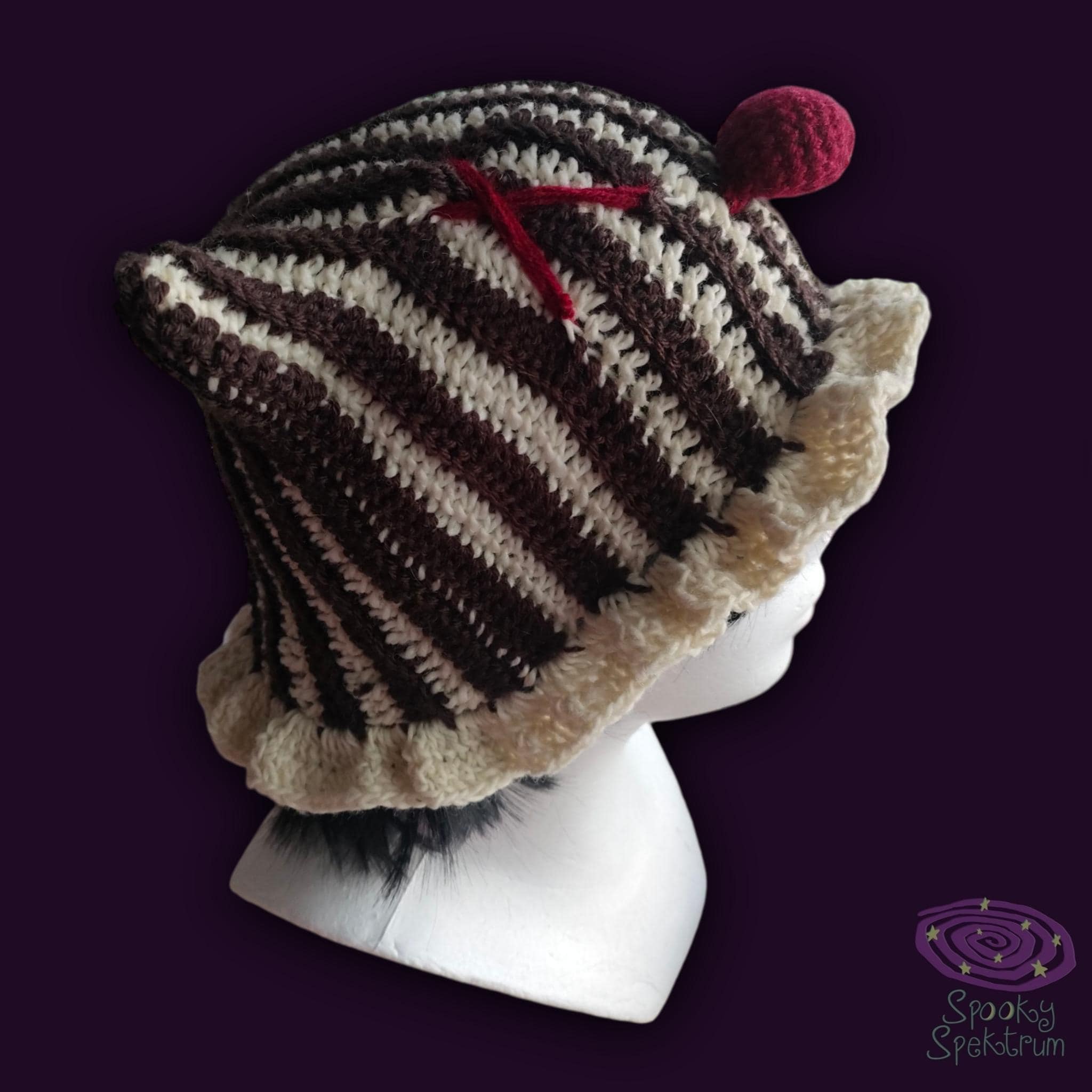 Honk Honk Crochet Cat Hat - Vintage Style