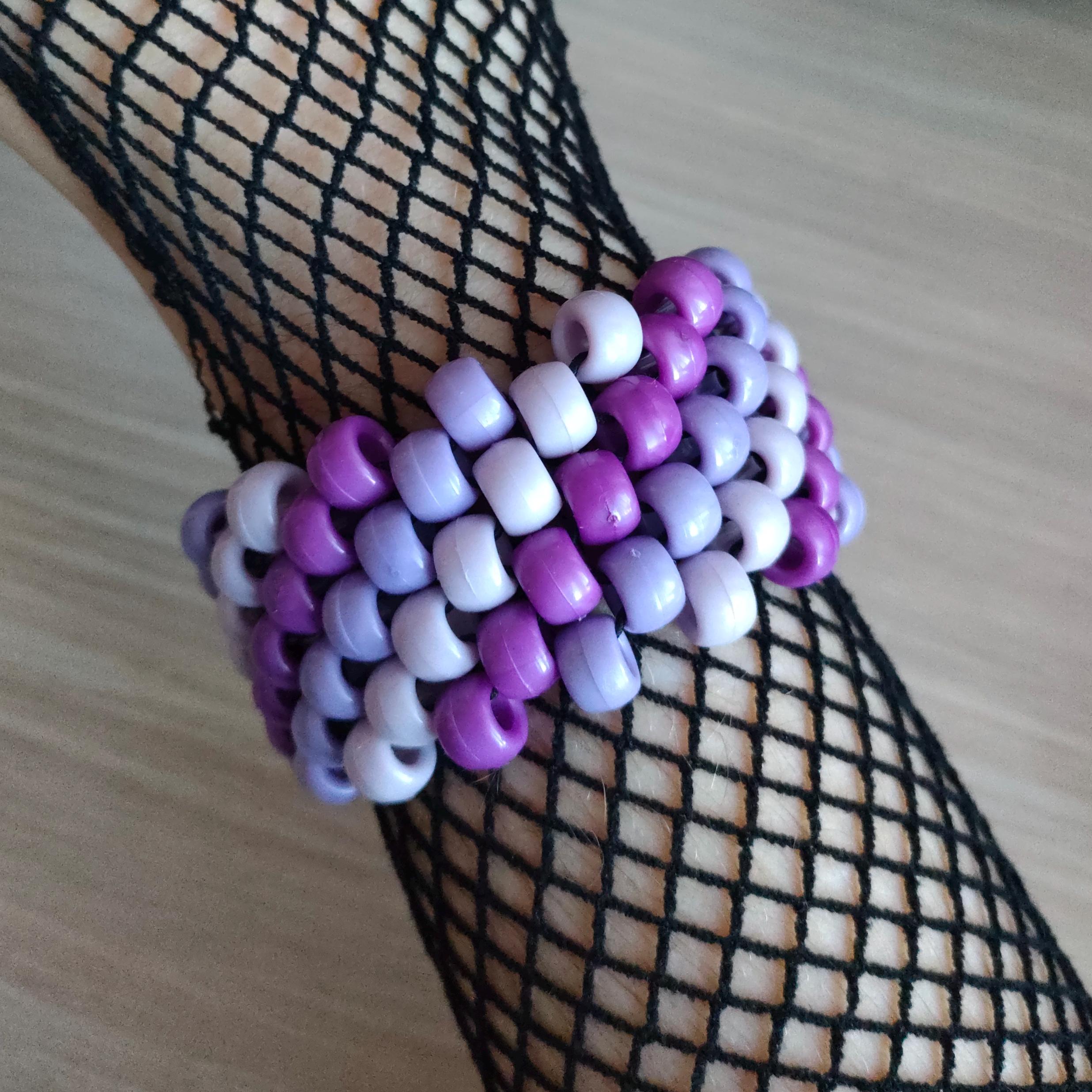Swirl Kandi Cuffs