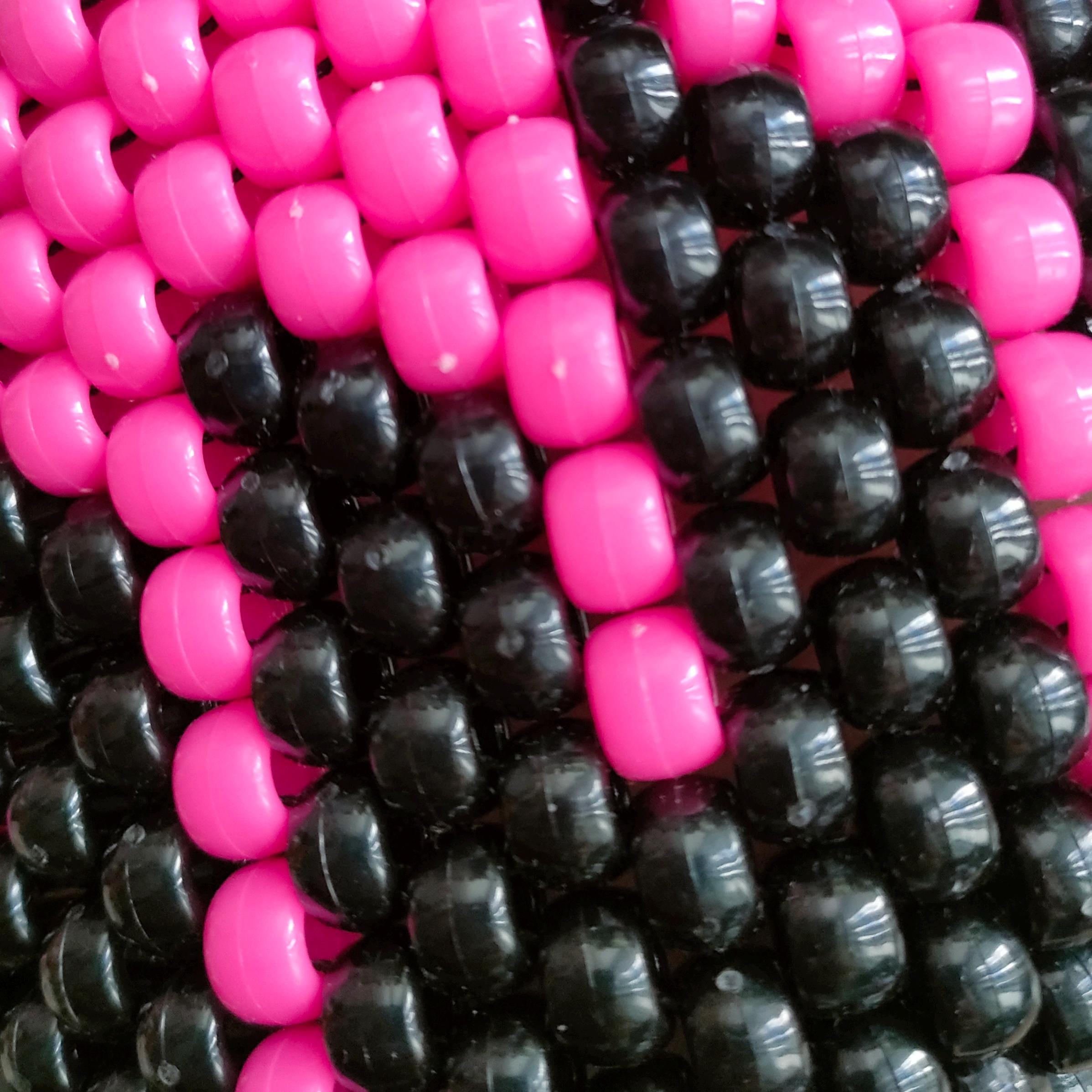 Pink Drip Kandi Mask