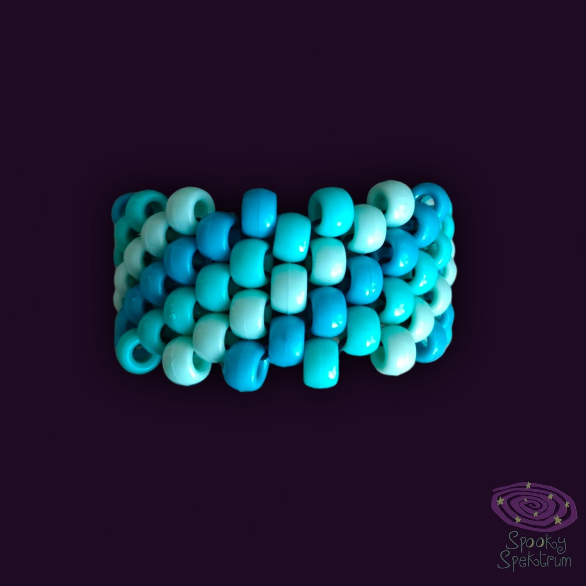 Swirl Kandi Cuffs