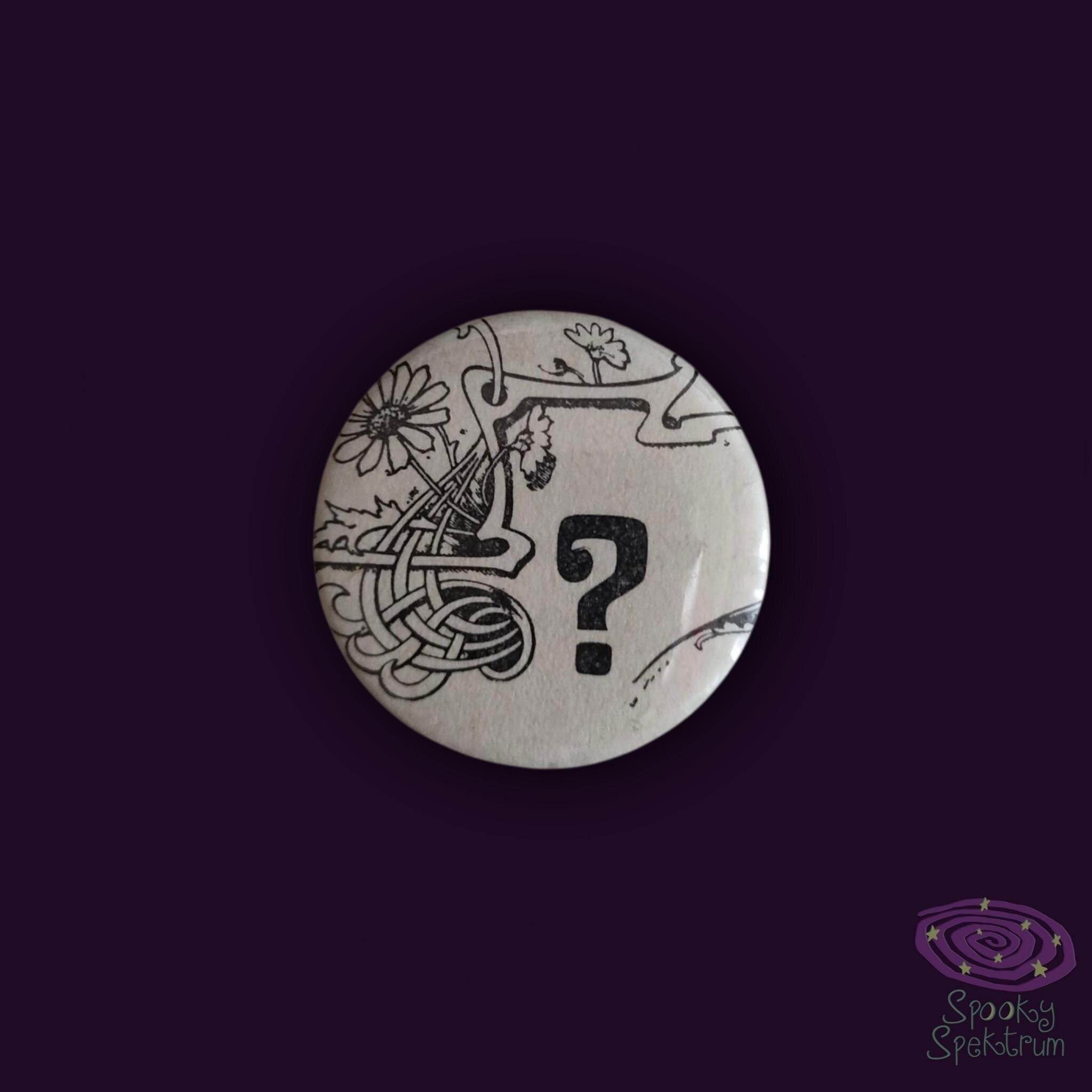Pins - Woman, Question Mark