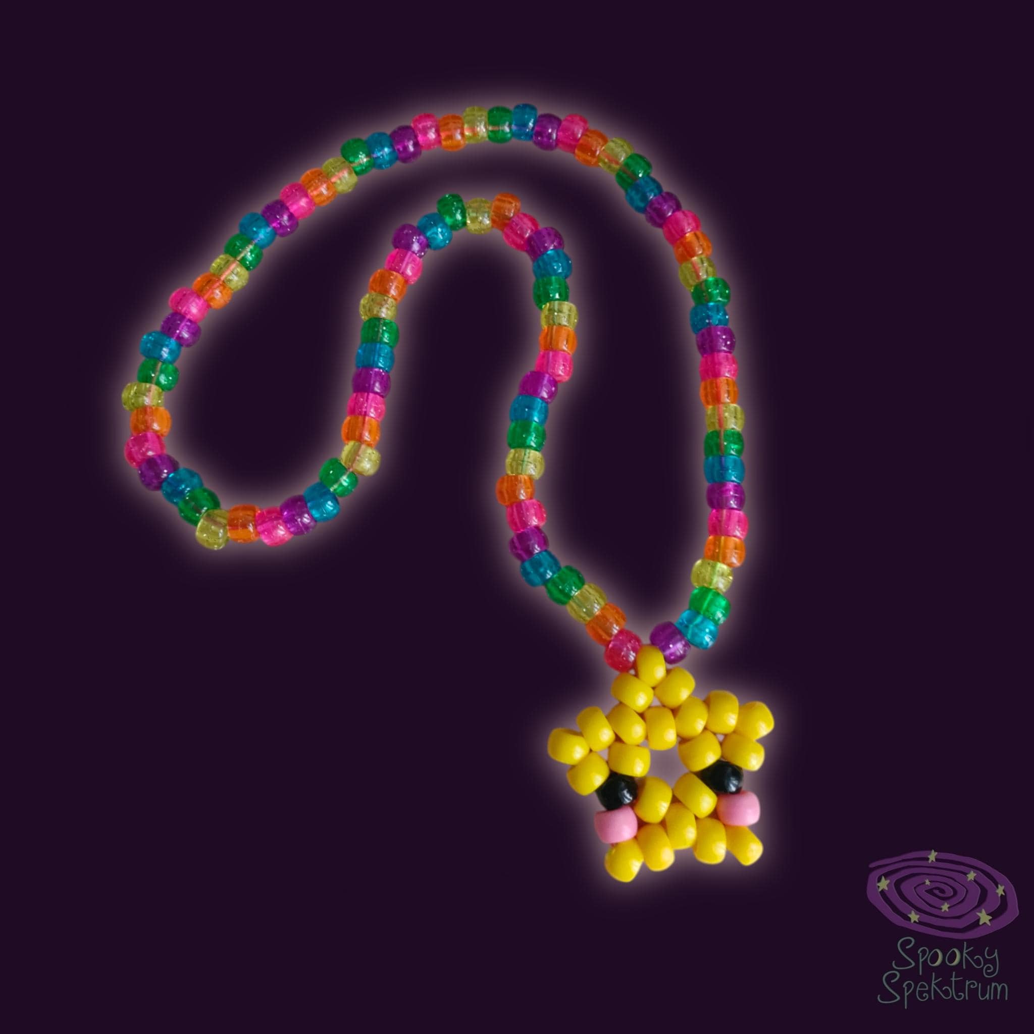 Cute Star Kandi Necklace