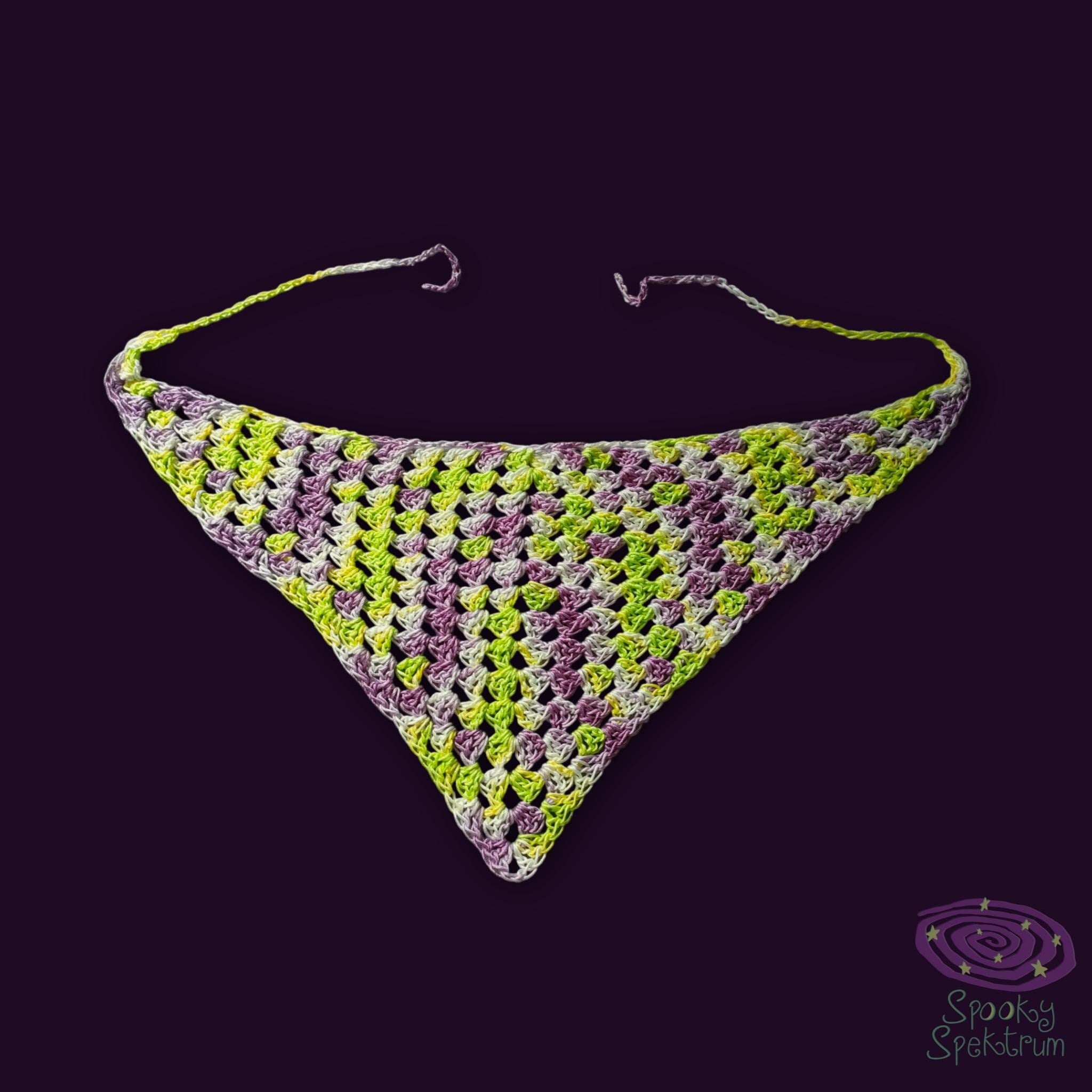 Garlic Lover Crochet Bandana