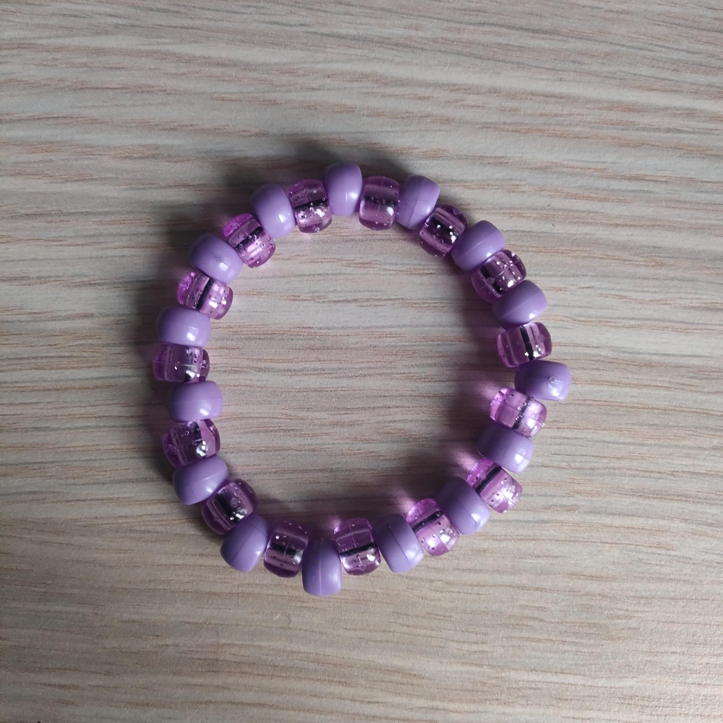 Kandi Bracelet Bundle - Rainbow + Glitter