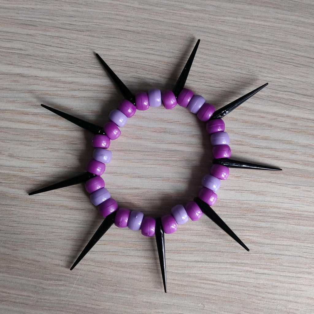 Kandi Bracelet Bundle - Black and Purple