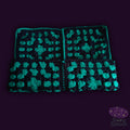 Granny Square Cat Hat - Emerald Green and Black
