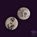 Pins - Woman, Question Mark