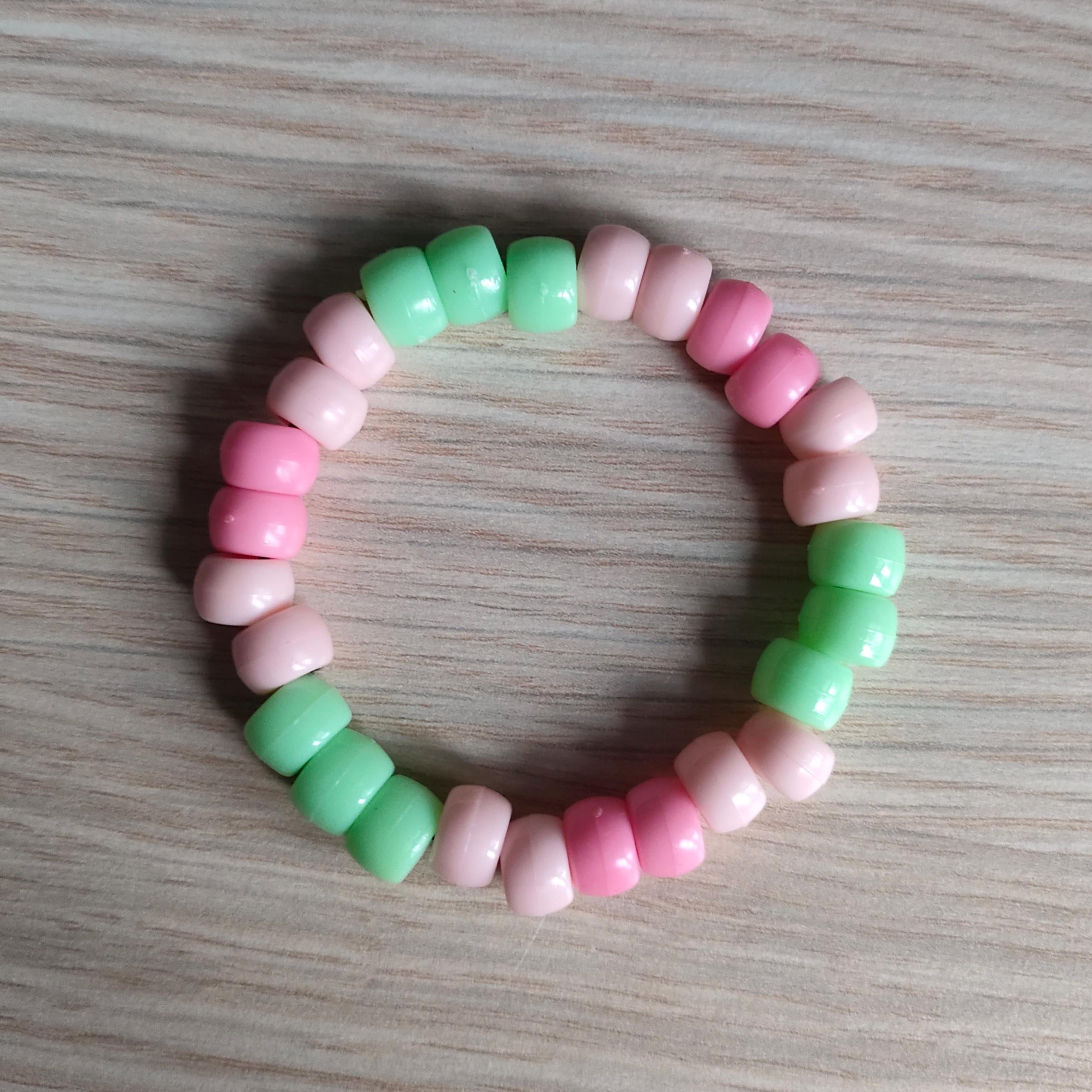 Kandi Bracelet Bundle - Pastel Nature