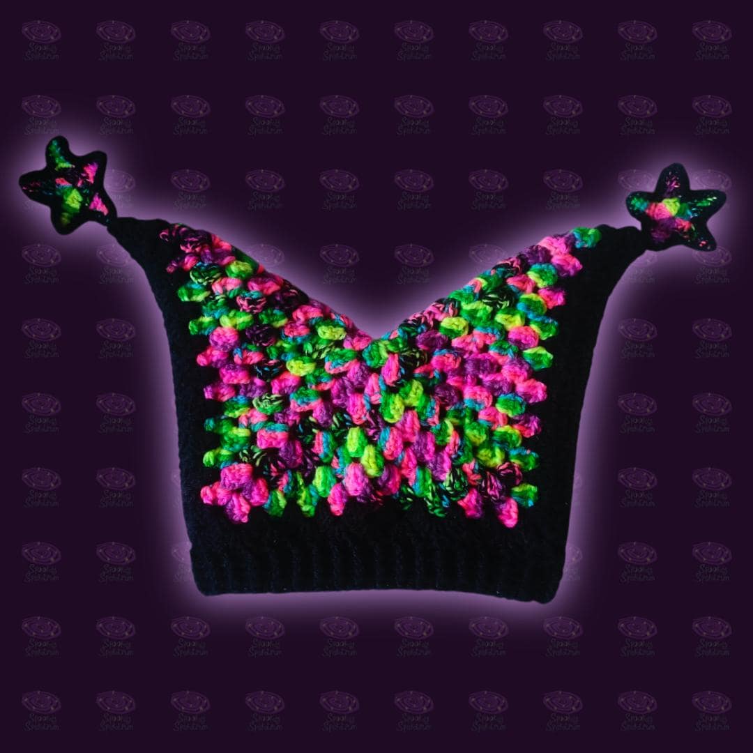 The Jester Hat - Black and Colorful