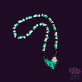 Zombie Heart Kandi Necklace