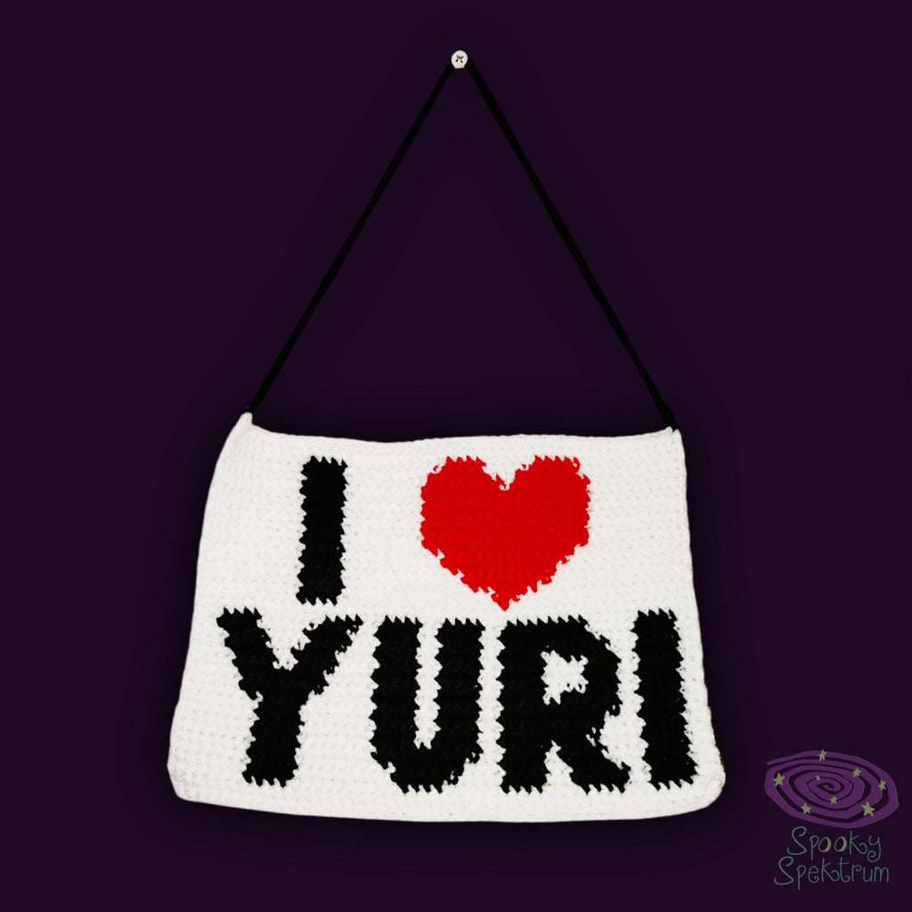 I Love Yuri Crochet Tapestry