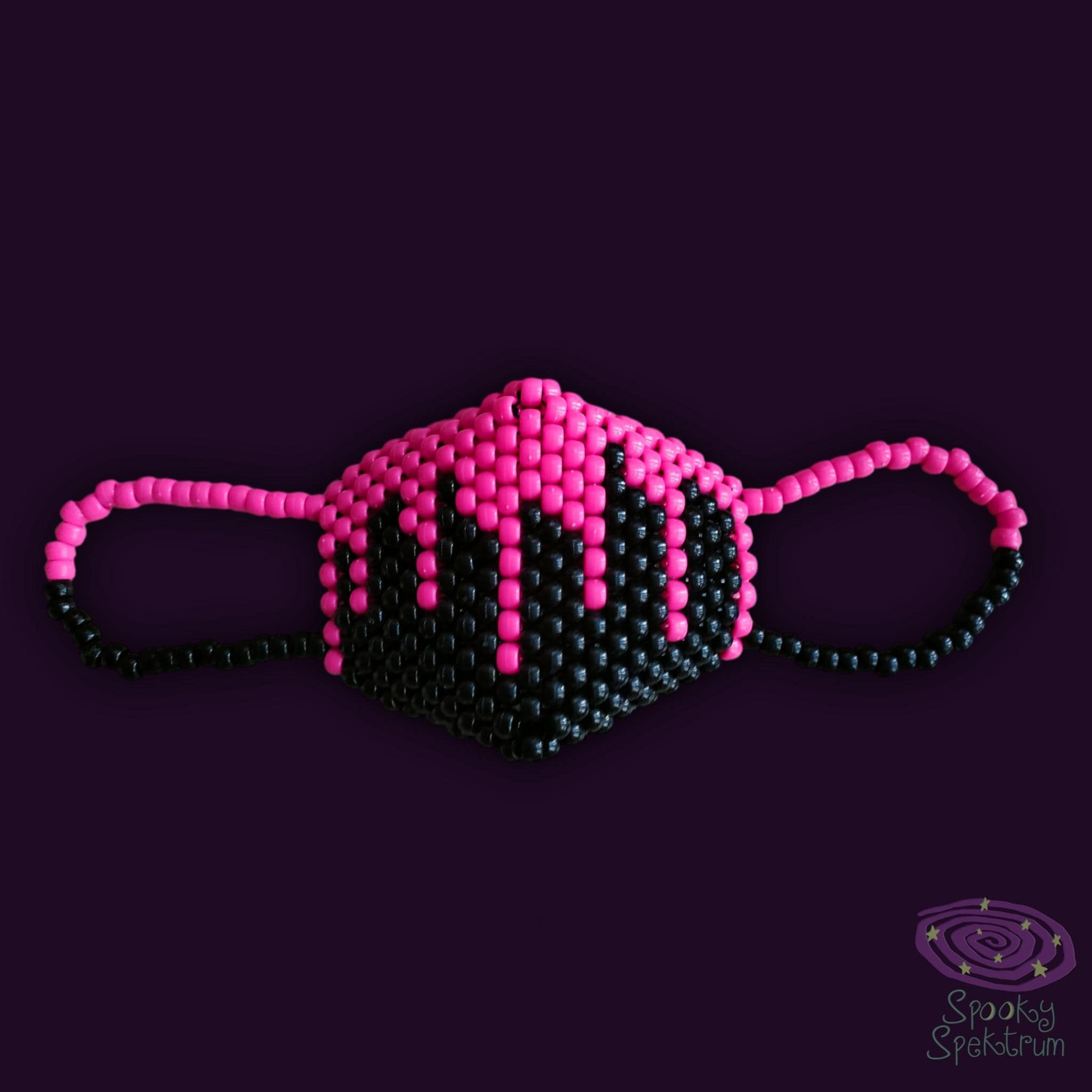Pink Drip Kandi Mask
