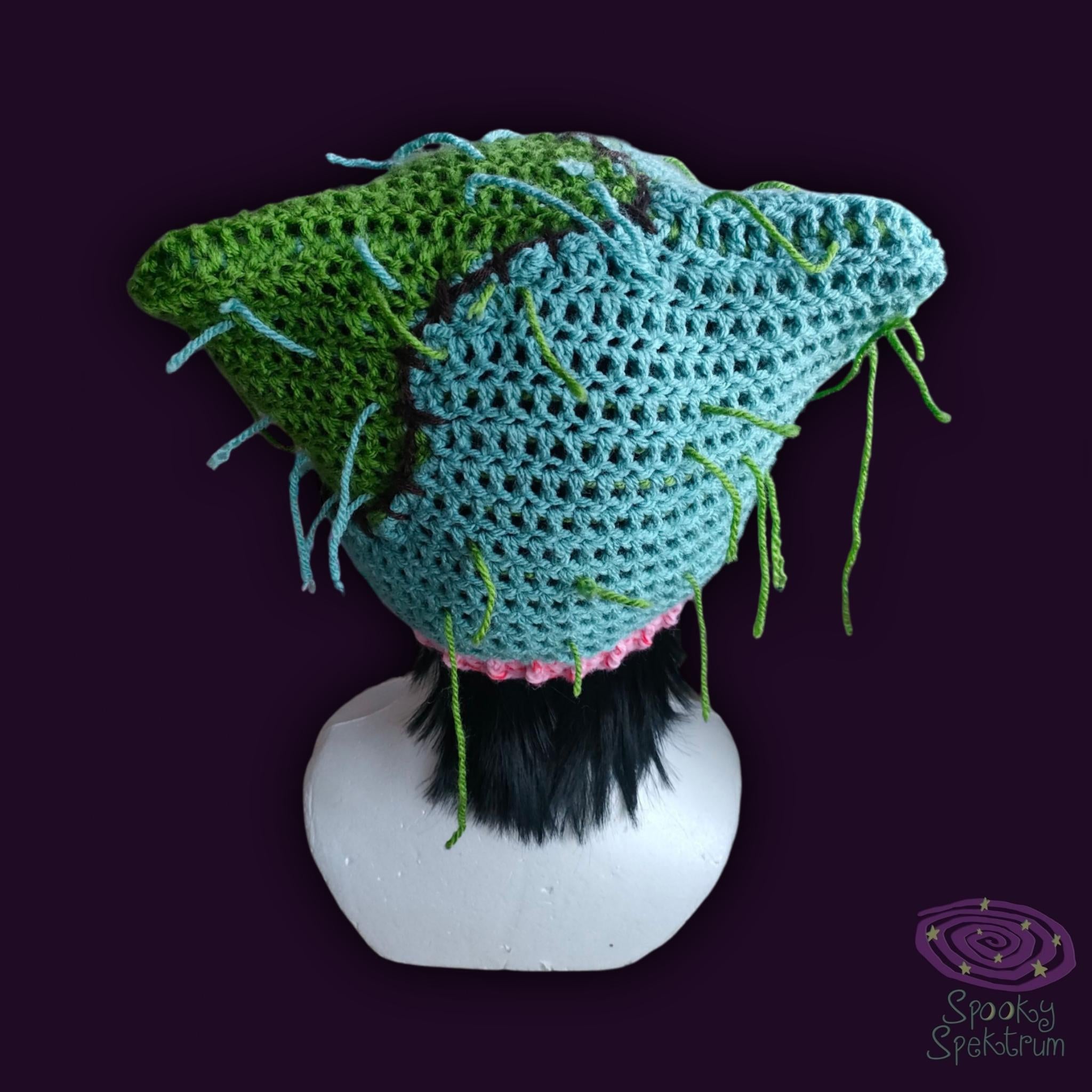 Zombie Kitty Crochet Hat