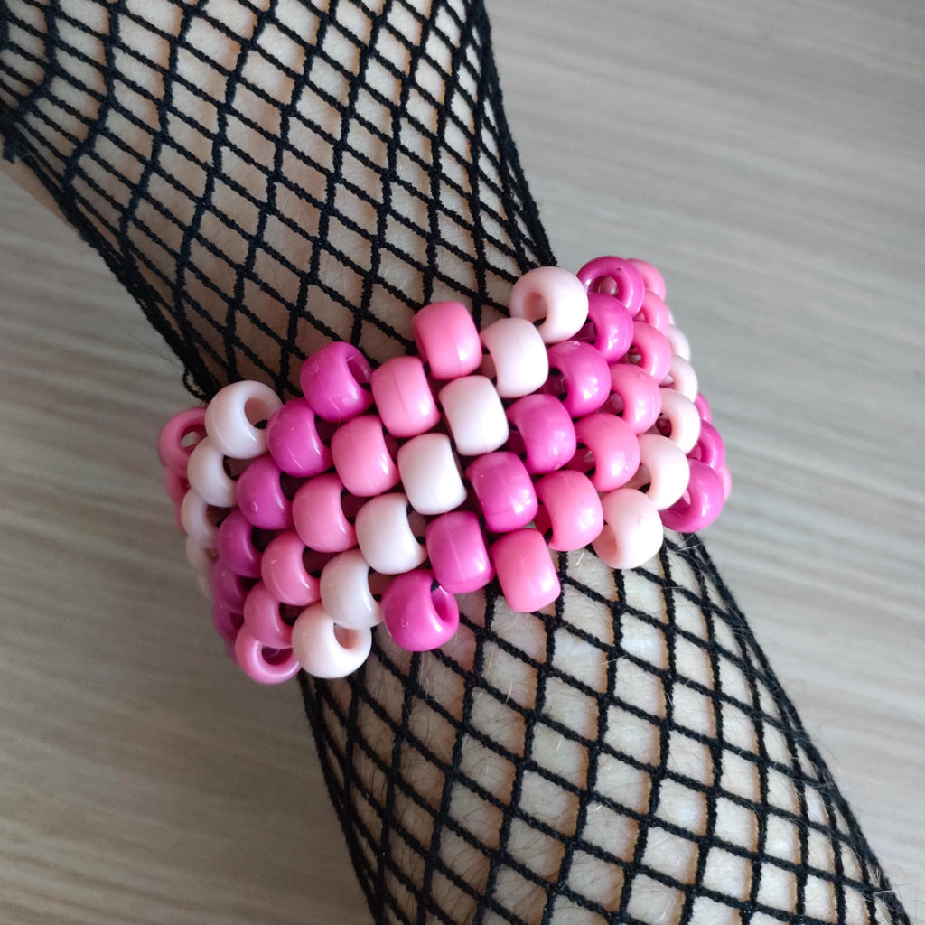 Swirl Kandi Cuffs