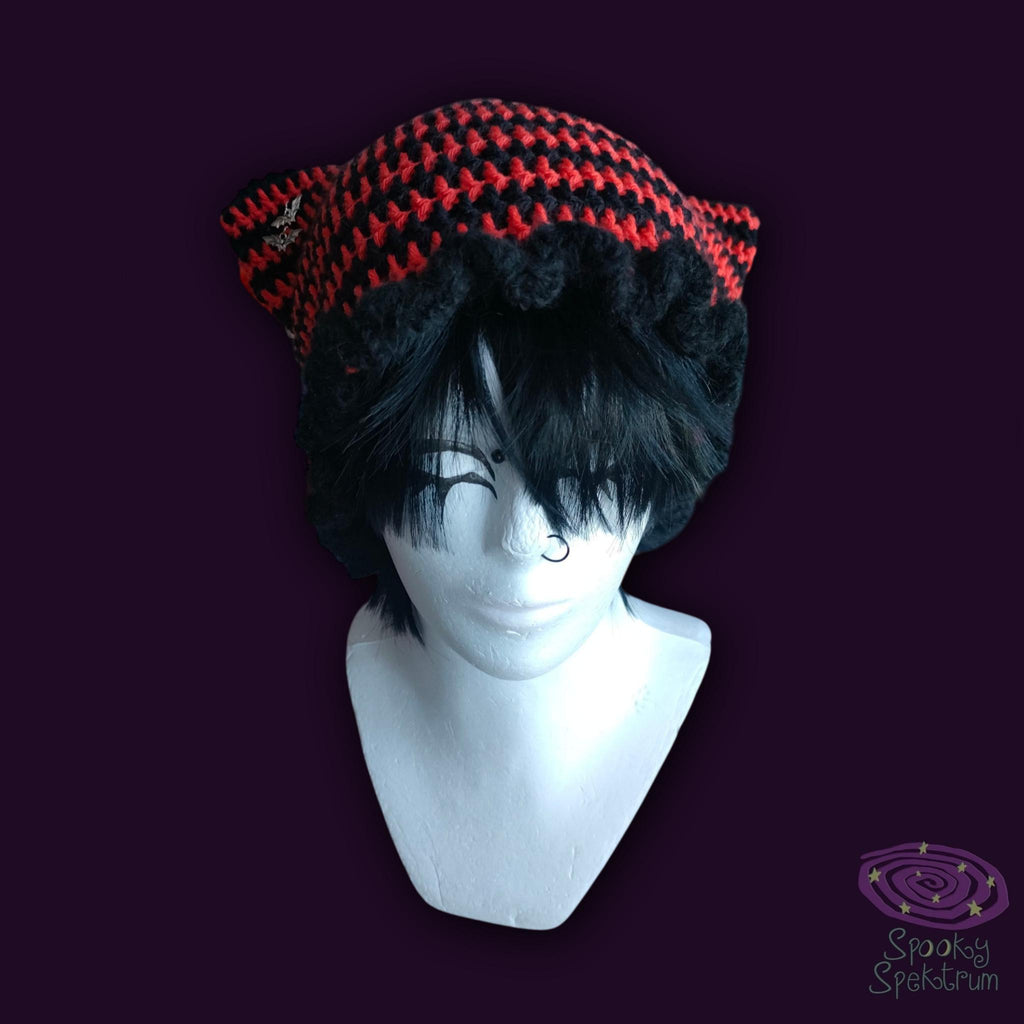 Halloween Crochet Cat Hat
