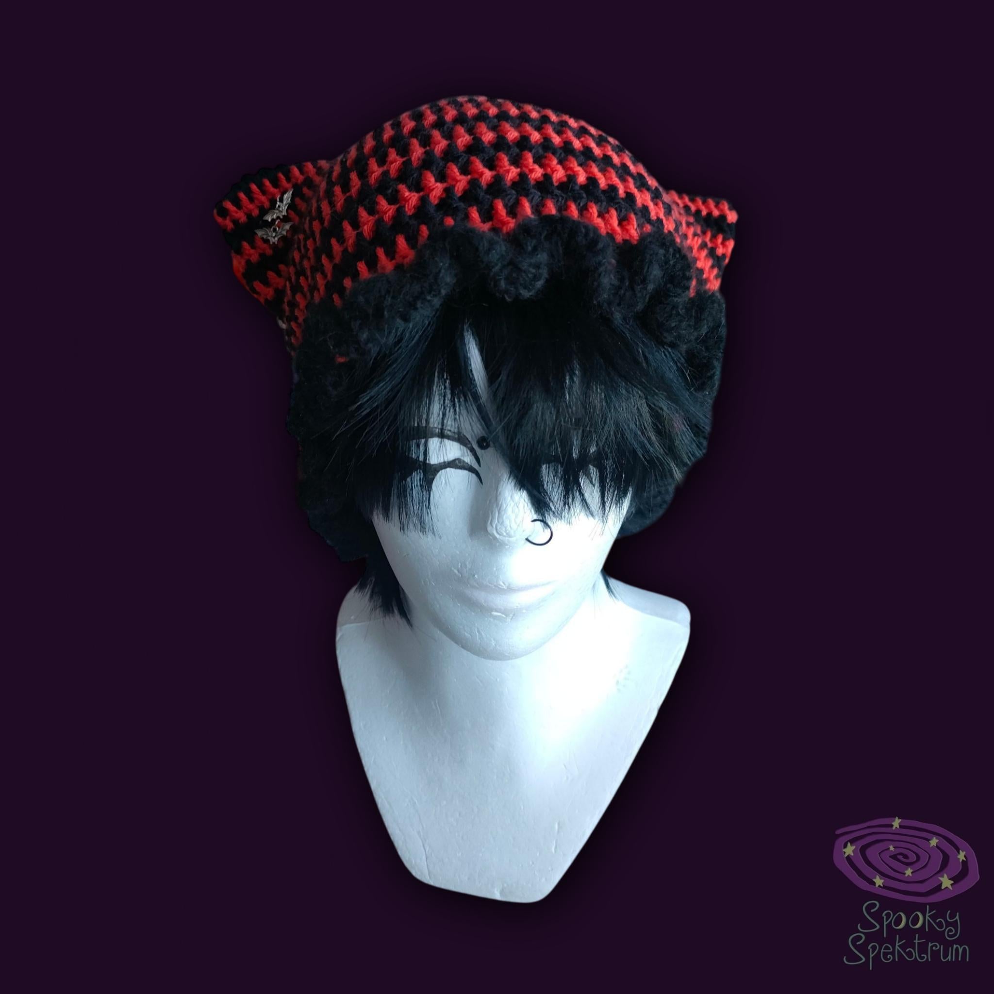 Halloween Crochet Cat Hat