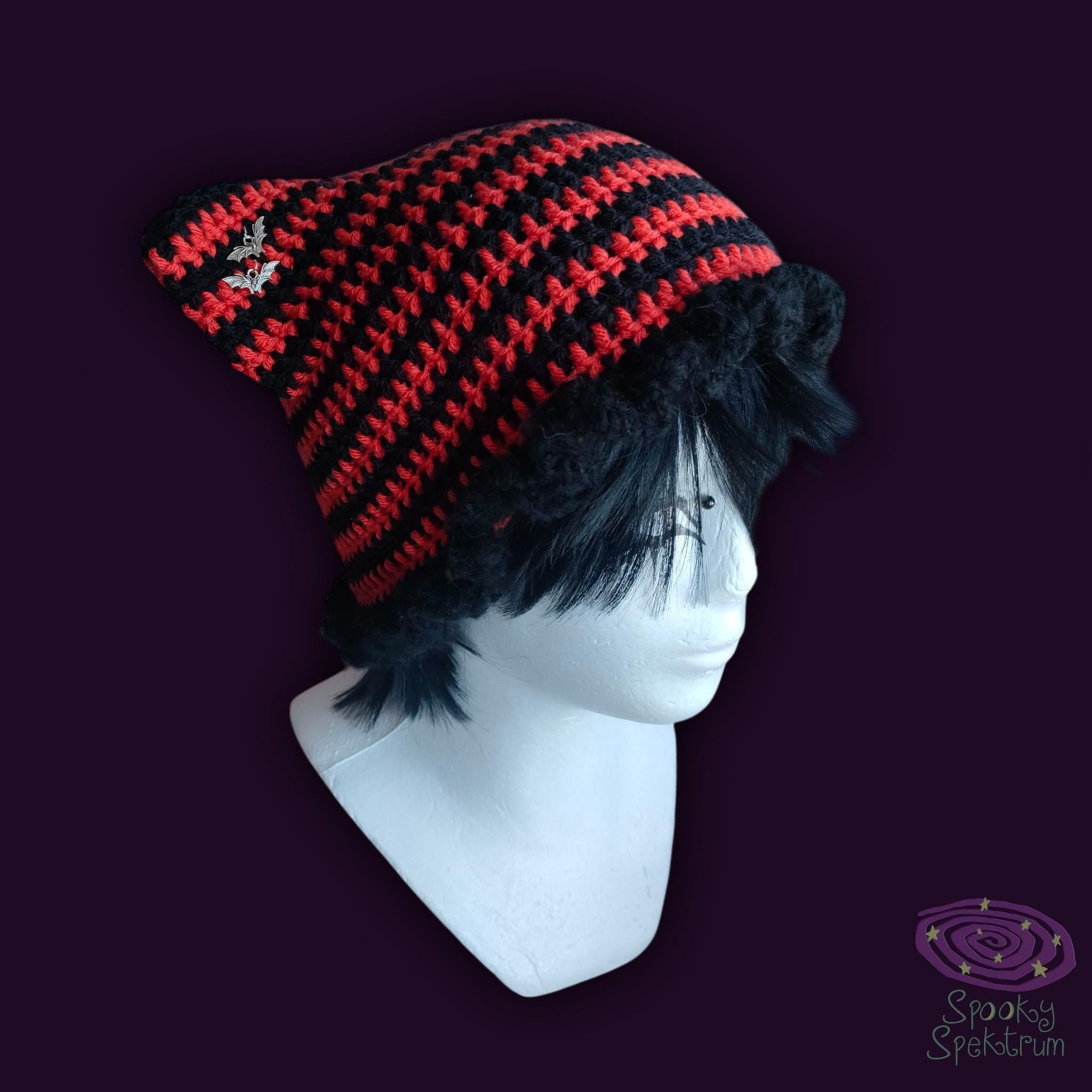 Halloween Crochet Cat Hat