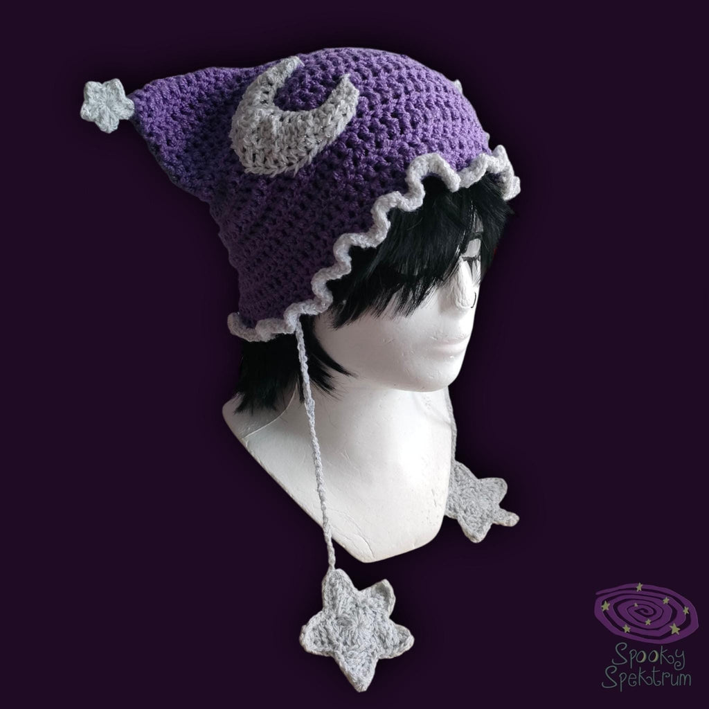 Alien Witch Crochet Cat Hat