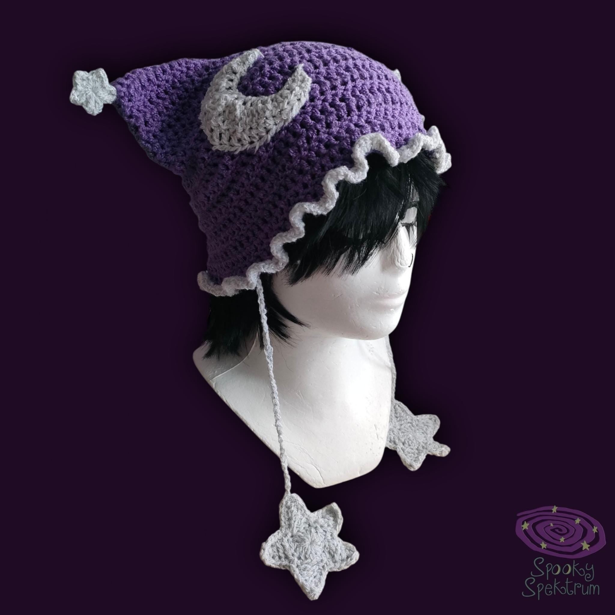 Alien Witch Crochet Cat Hat