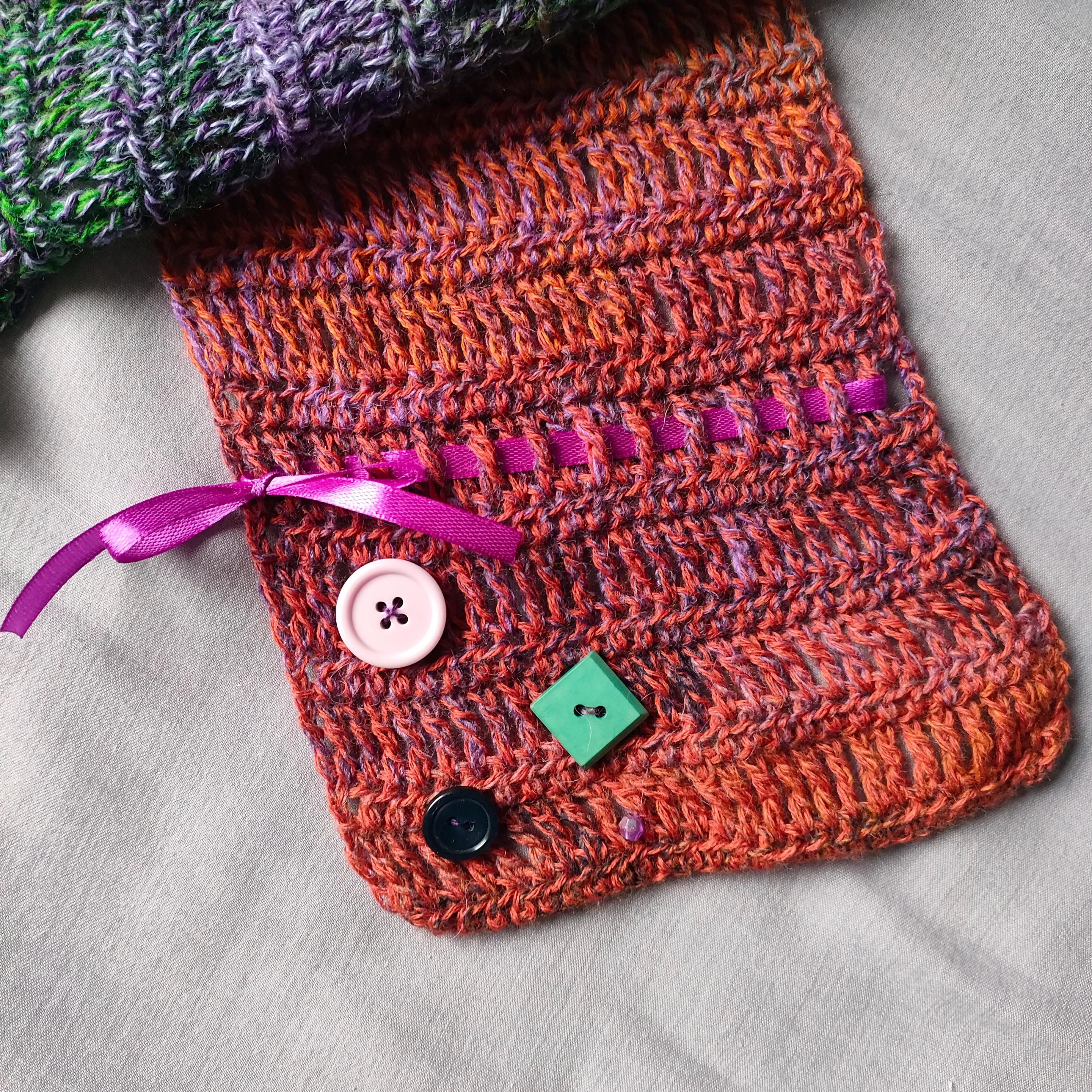 Mad Hatter Crochet Scarf