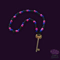 The Key Necklace - Bisexual Pride