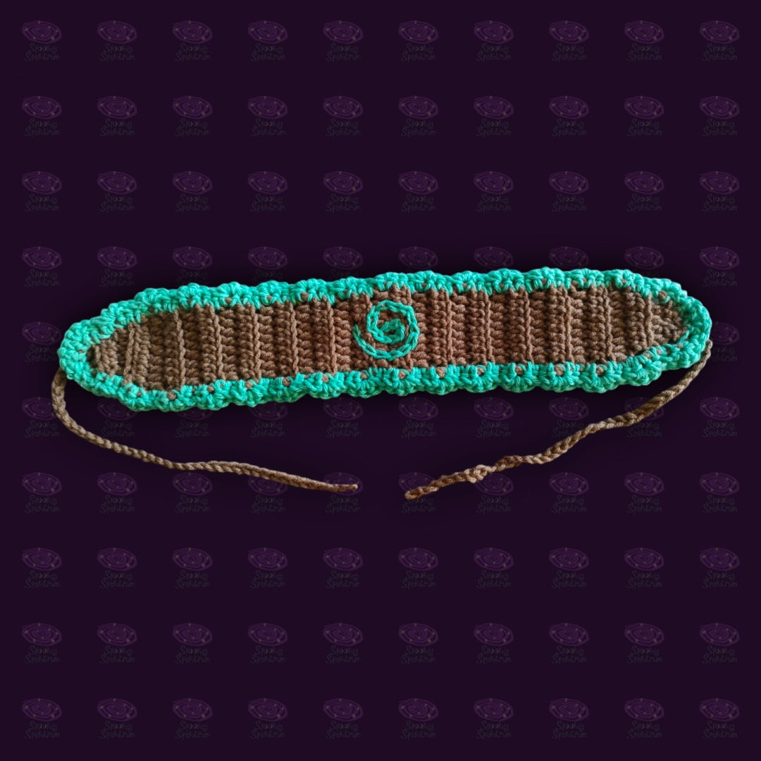 Choco Mint Swirl Crochet Headband