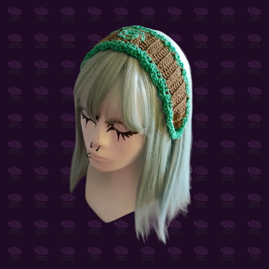 Choco Mint Swirl Crochet Headband