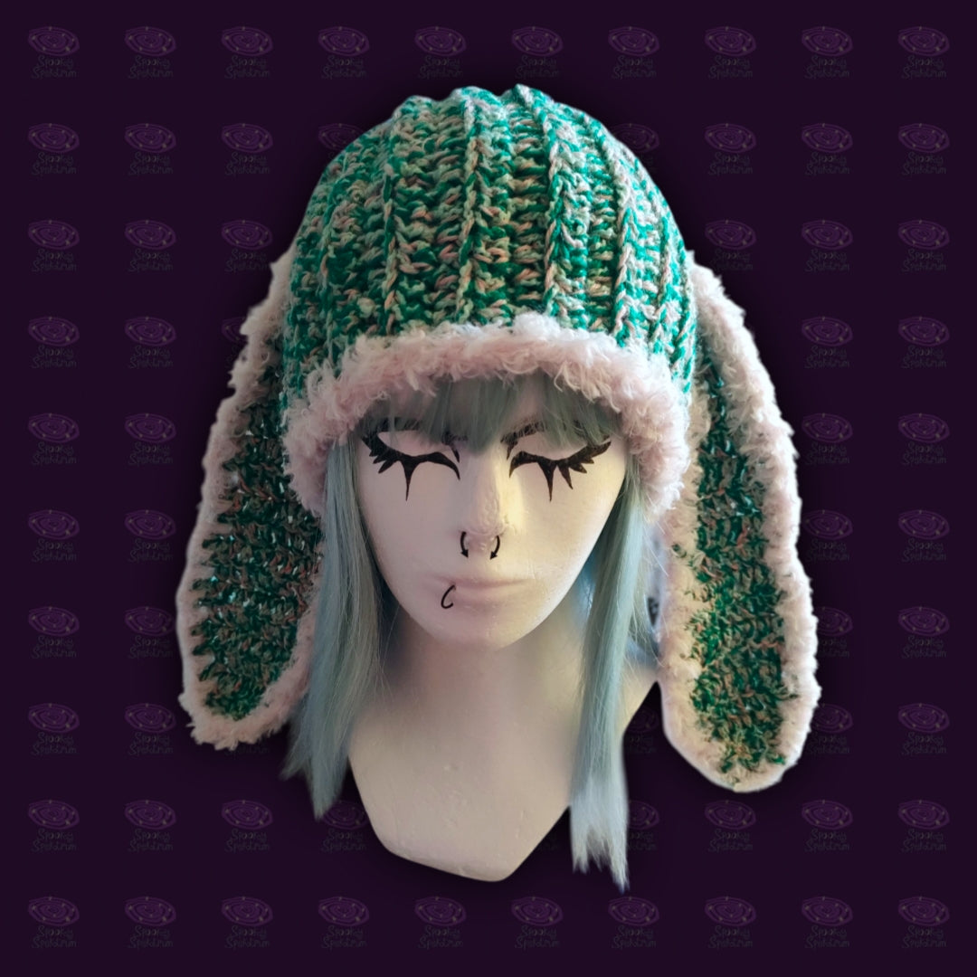 Spring Bunny Crochet Hat