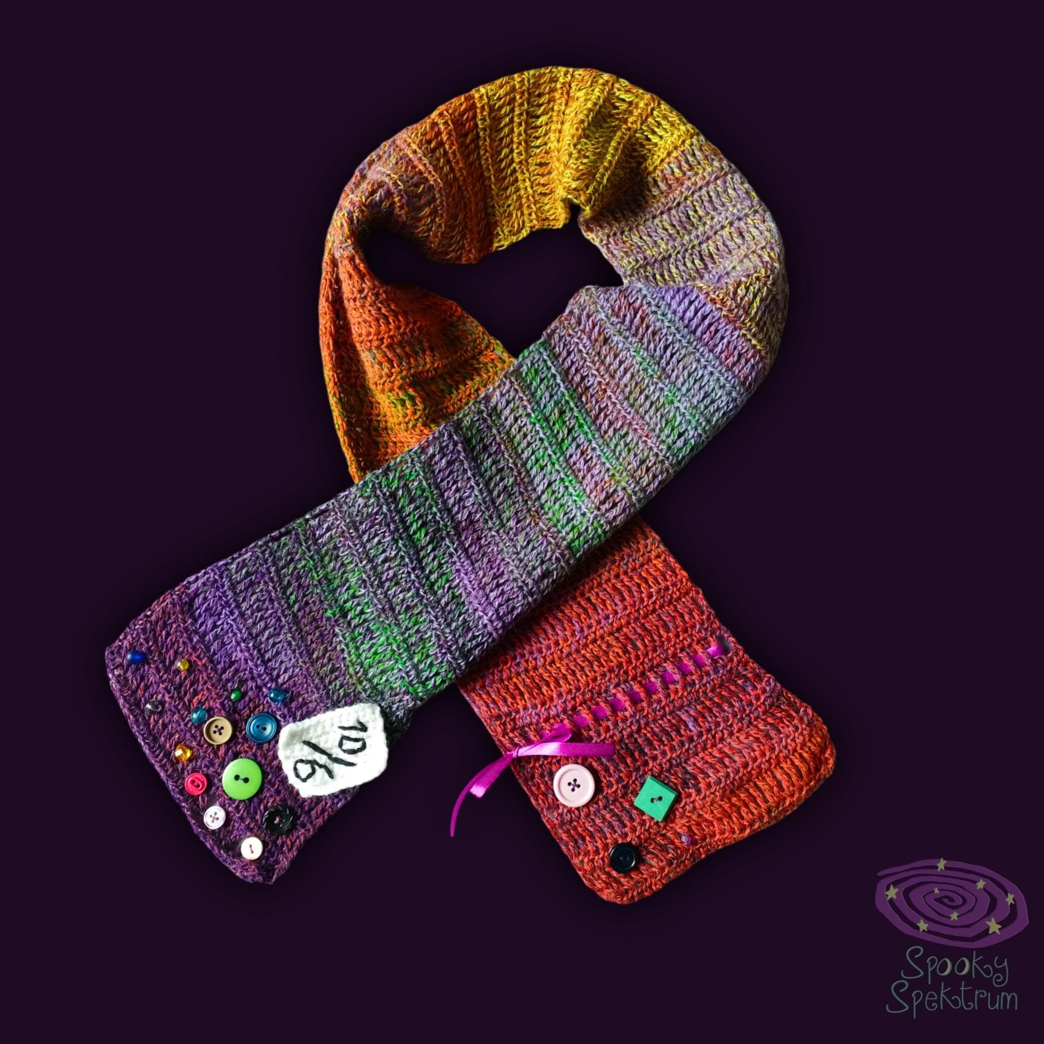Mad Hatter Crochet Scarf