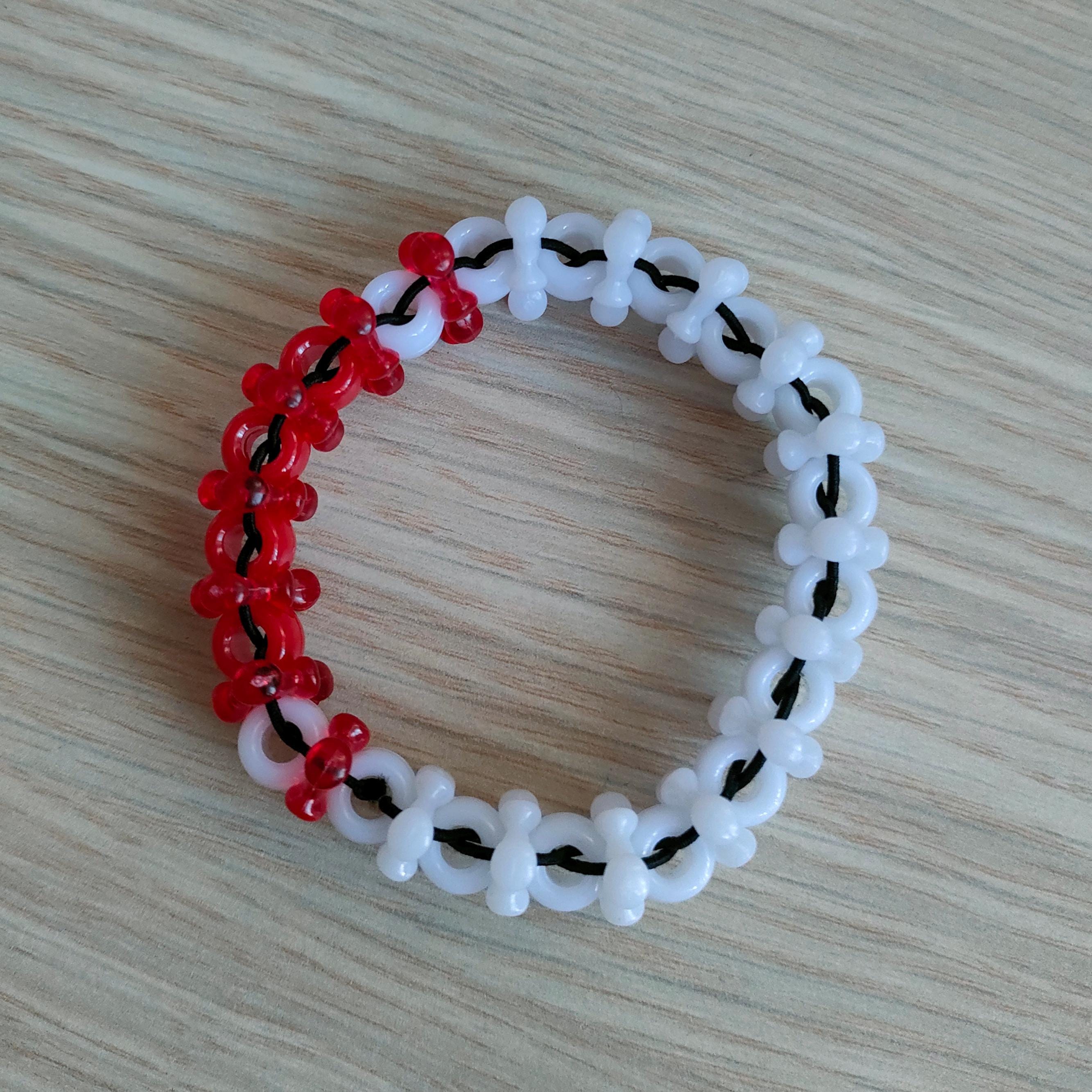 Bloody Bone Kandi Cuff