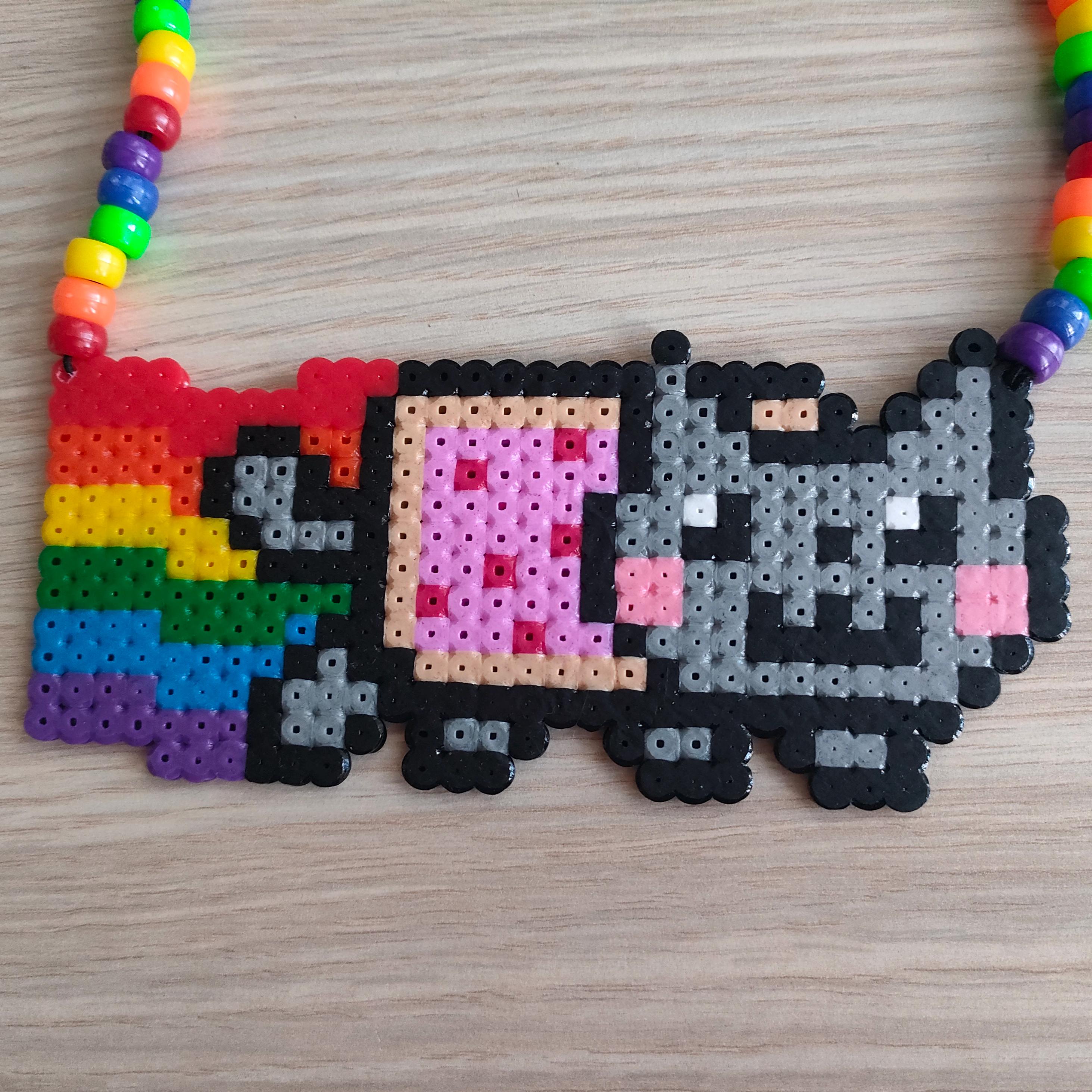 Nyan Cat Kandi Necklace