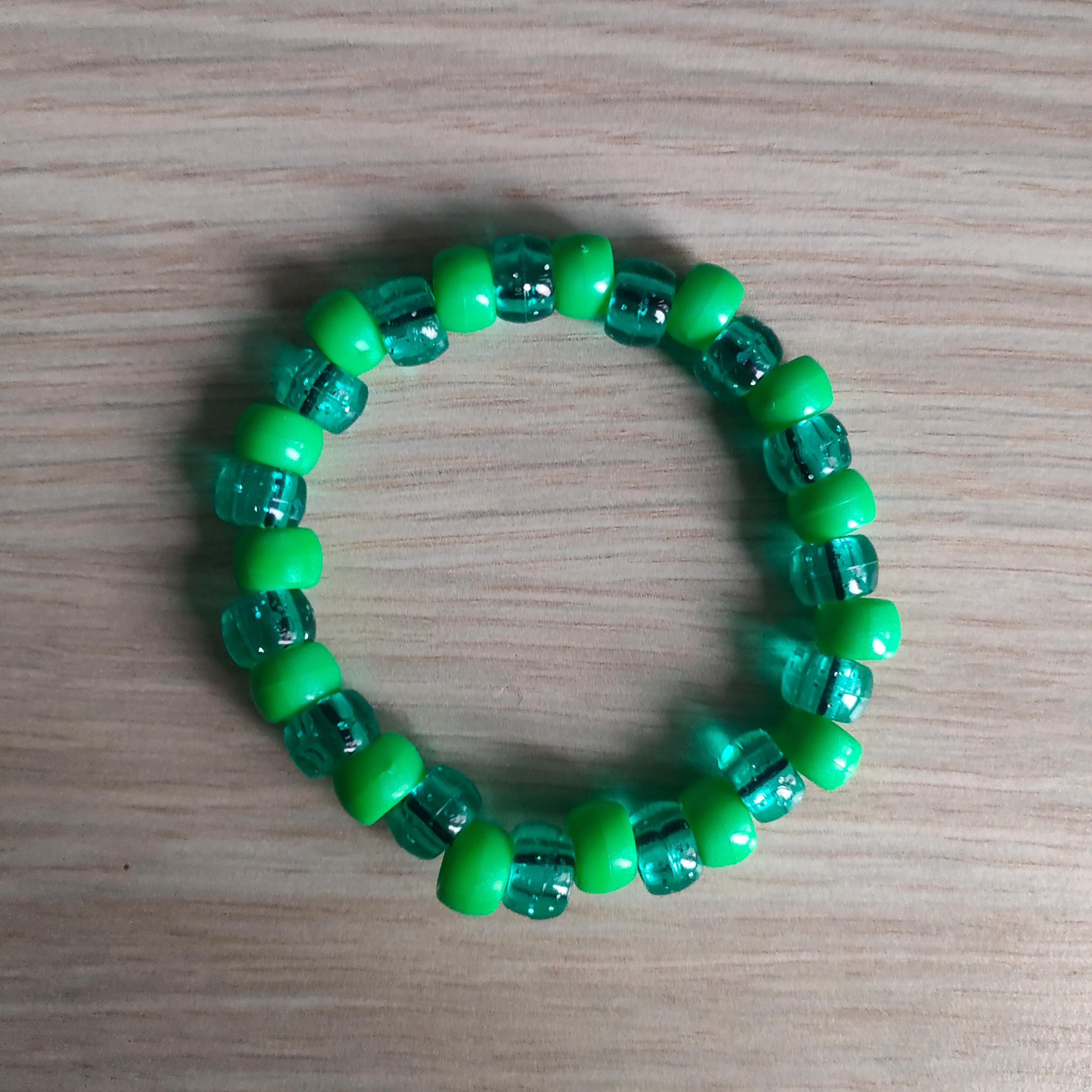 Kandi Bracelet Bundle - Rainbow + Glitter