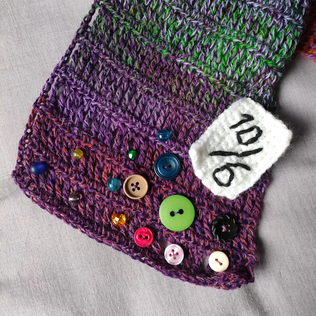 Mad Hatter Crochet Scarf