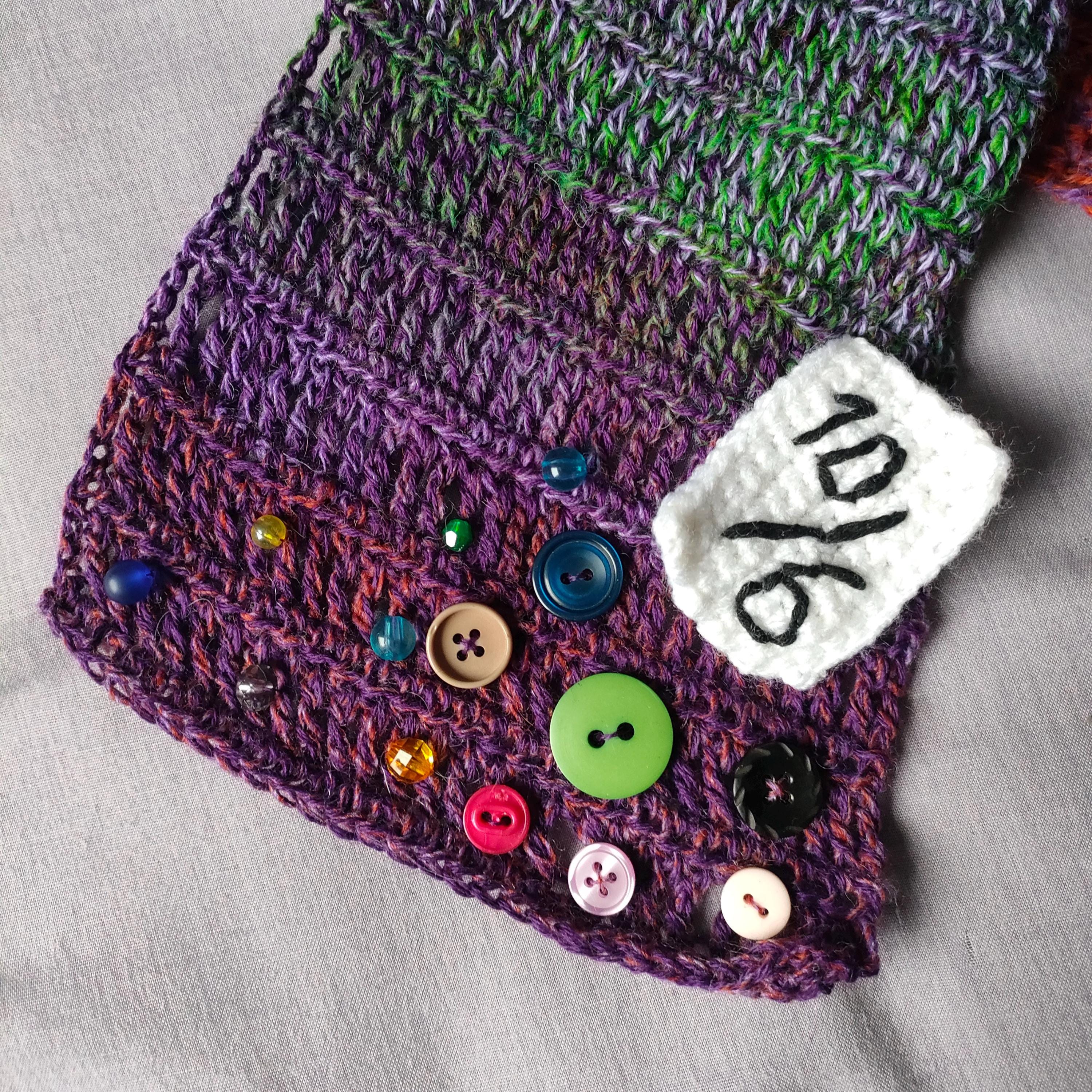 Mad Hatter Crochet Scarf