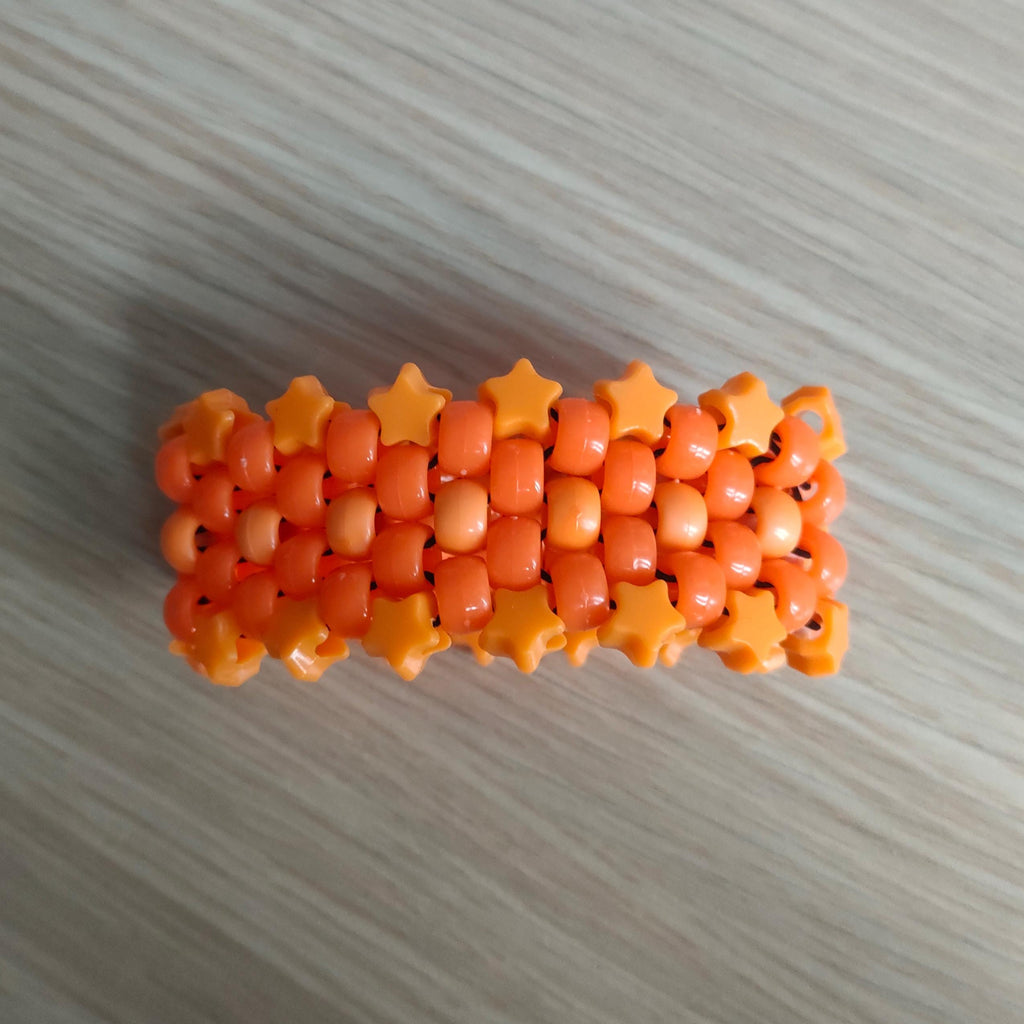 Kandi Star Cuff - Orange