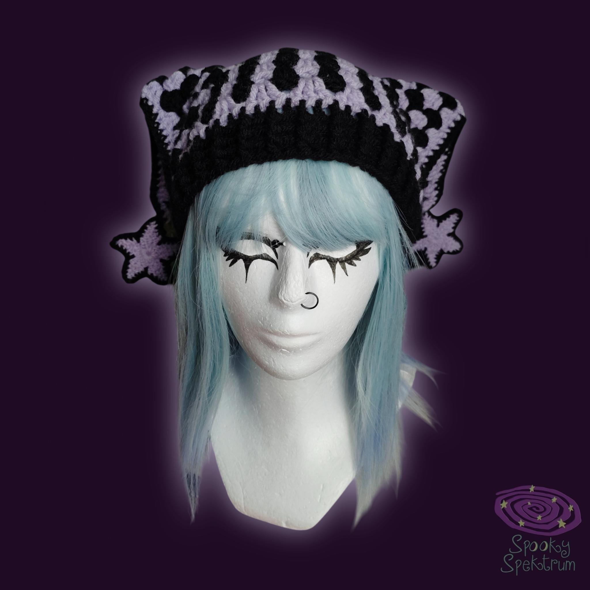 The Jester Hat - Purple and Black