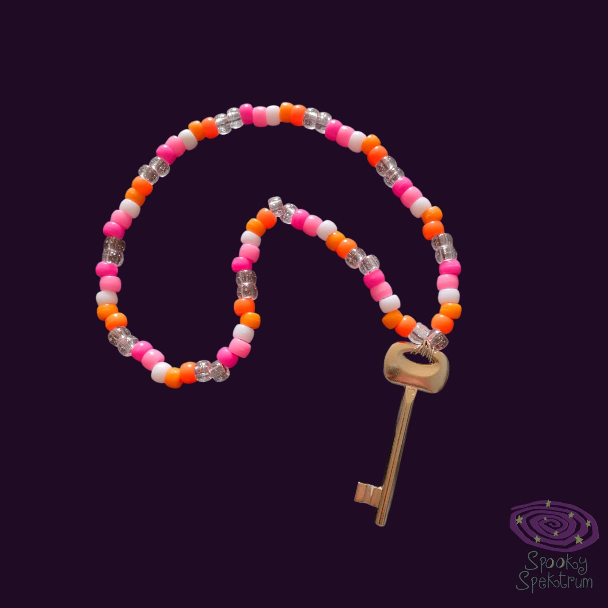 The Key Necklace - Lesbian Pride