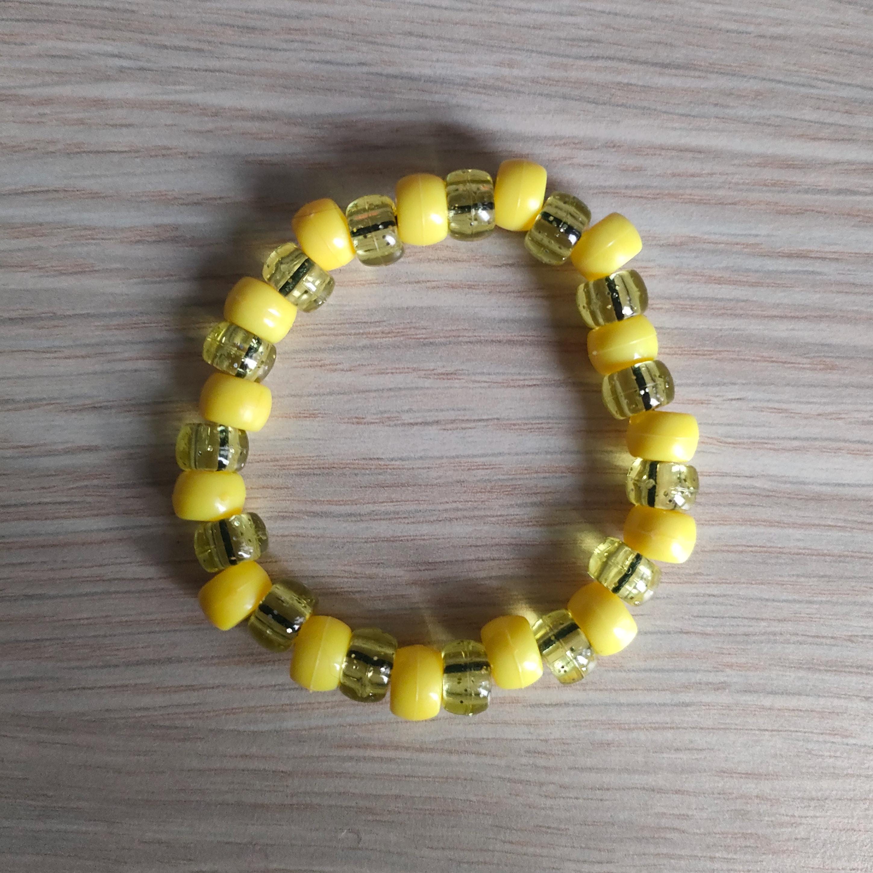 Kandi Bracelet Bundle - Rainbow + Glitter
