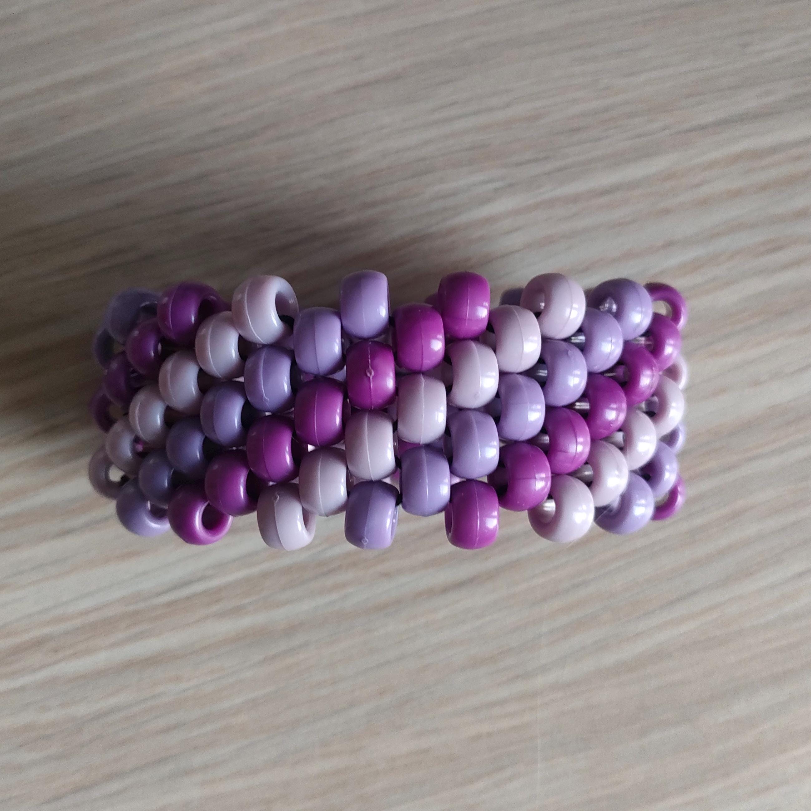 Swirl Kandi Cuffs