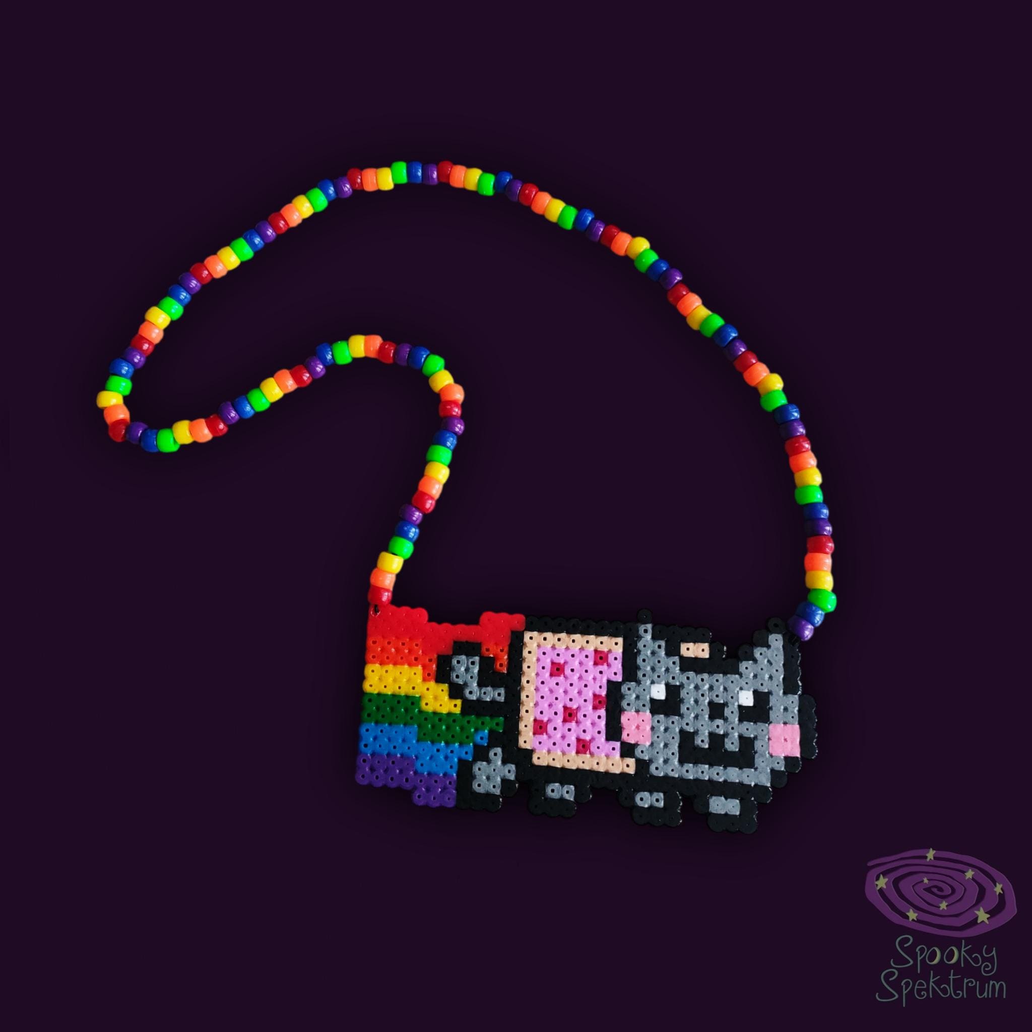 Nyan Cat Kandi Necklace