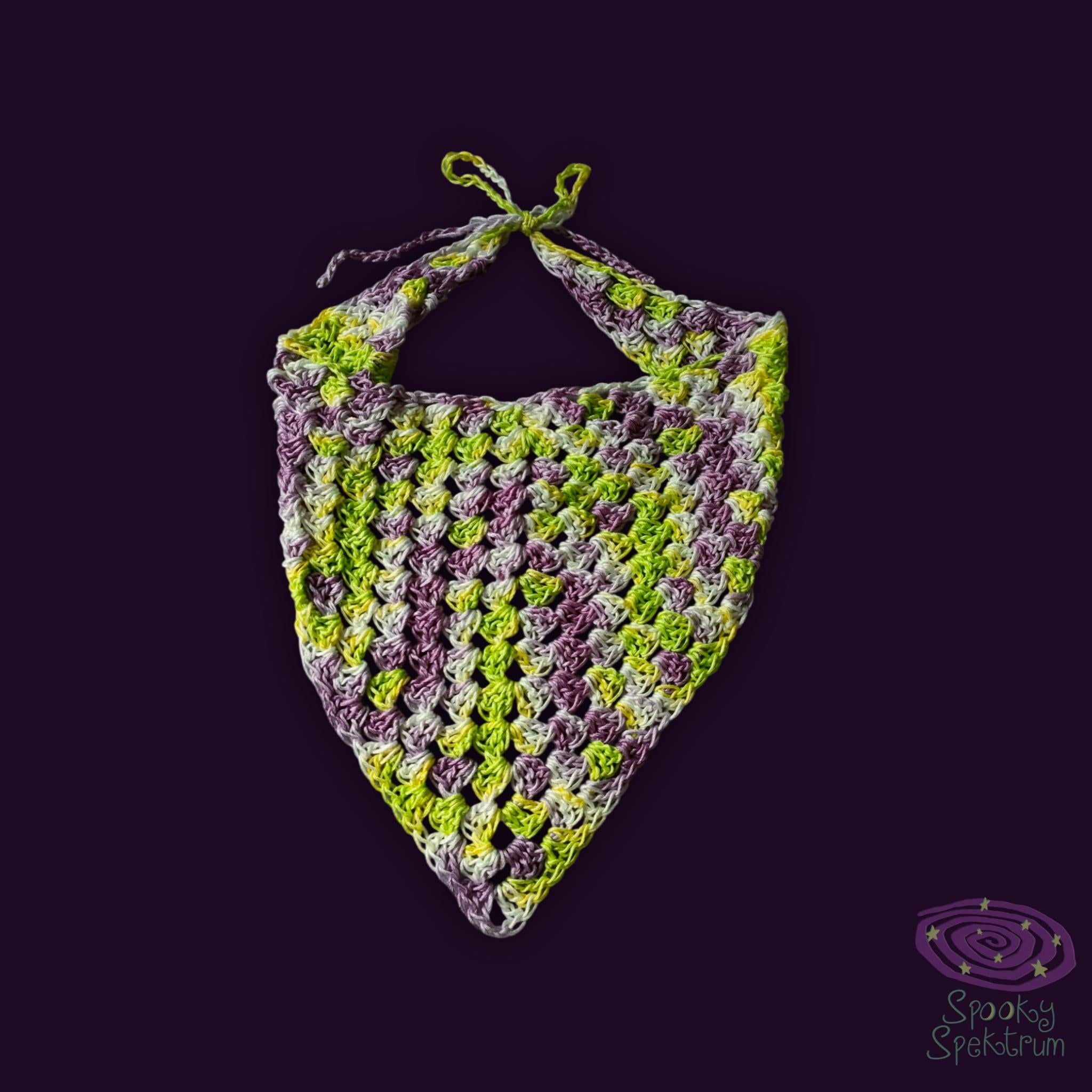 Garlic Lover Crochet Bandana