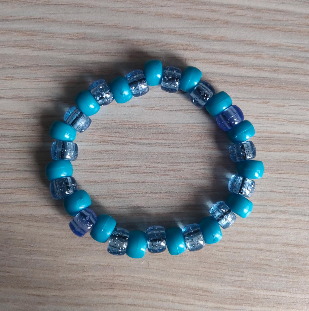 Kandi Bracelet Bundle - Rainbow + Glitter