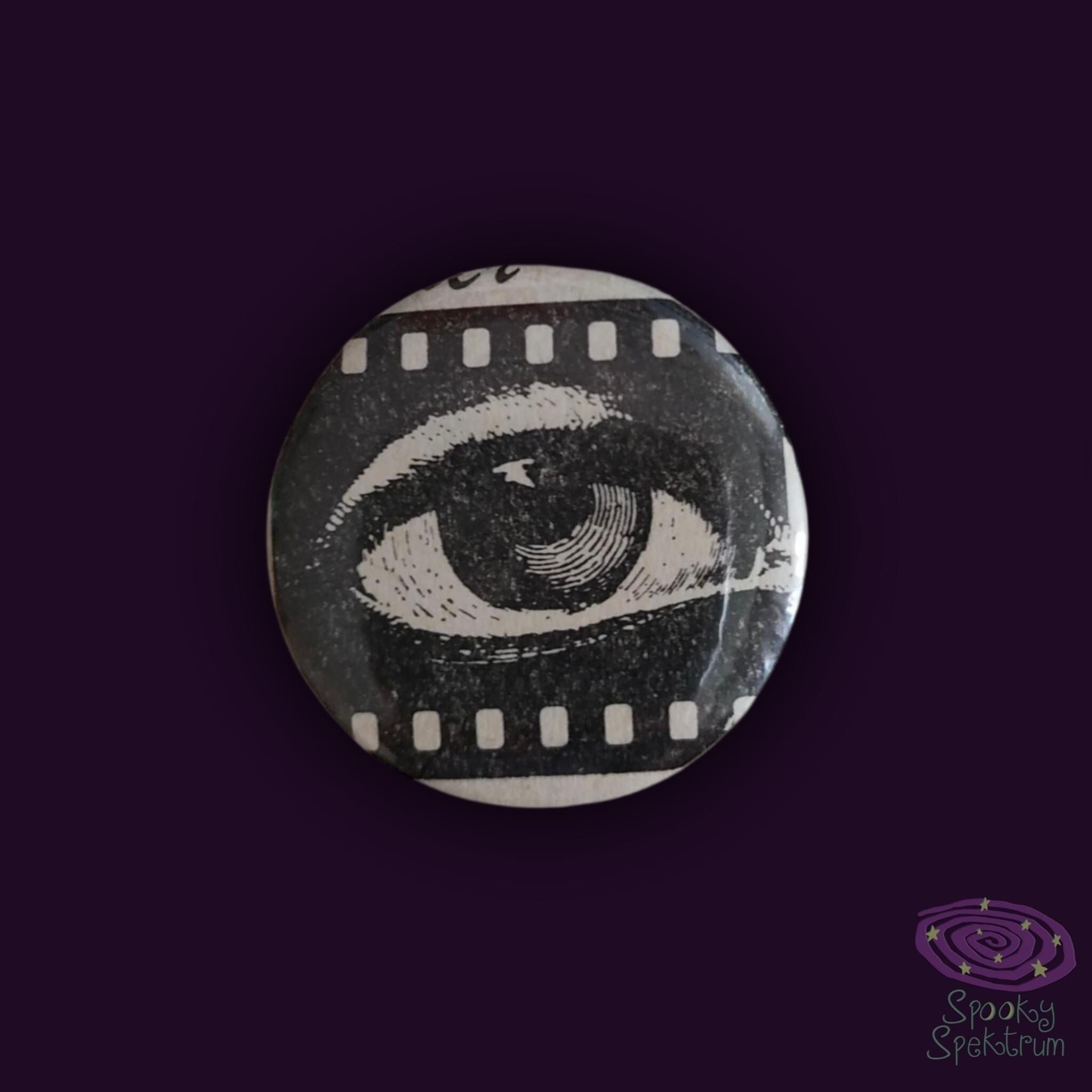 Pins - Mask, Caterpillar, Tomato, Eye Film Reel