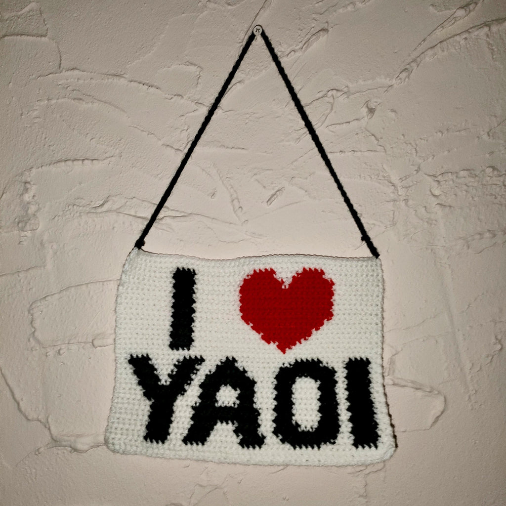 I Love Yaoi Crochet Tapestry