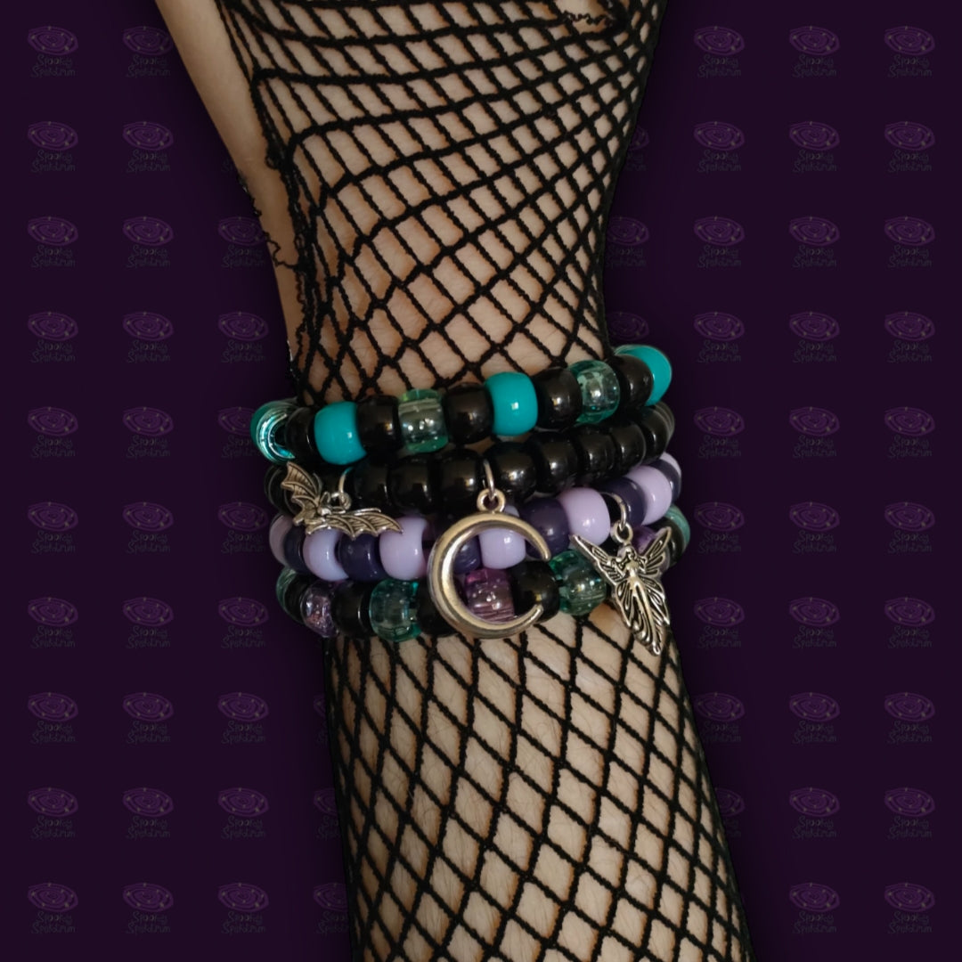 Kandi Bracelet Bundle - Whimsygoth