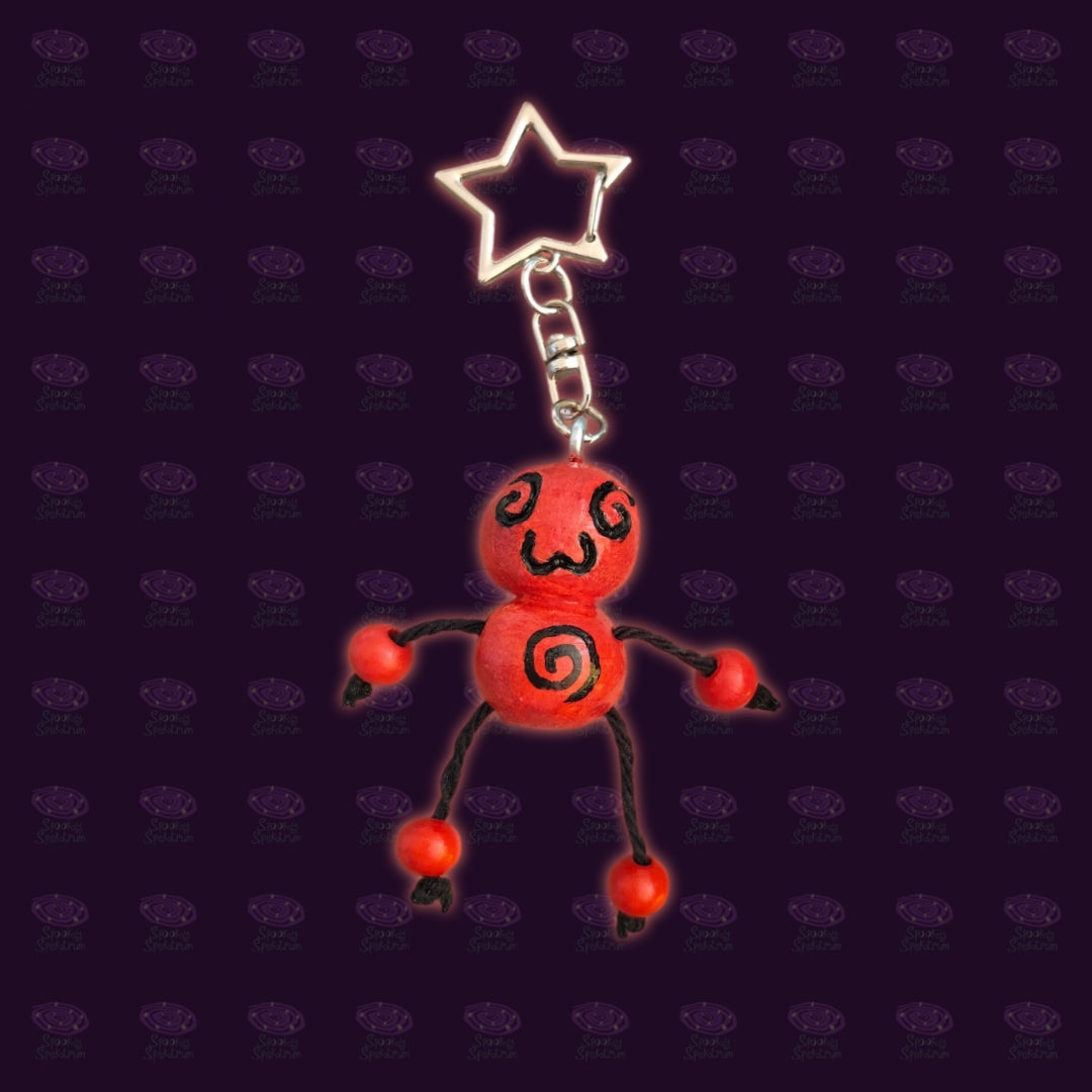 The Espuki - Red and Black Fidget Friend Keychain