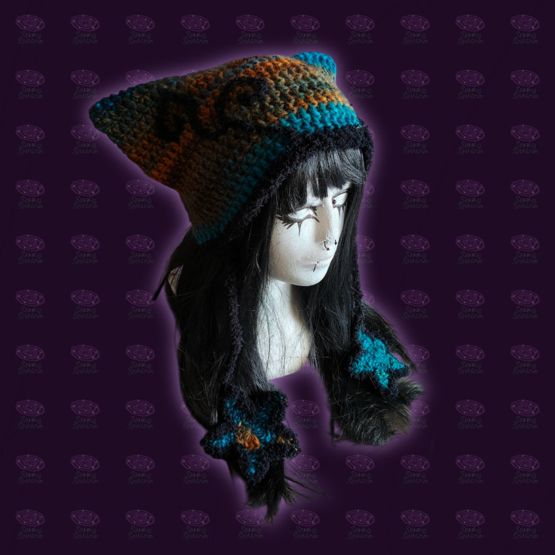 Oxidized Kitty Crochet Hat