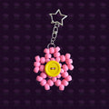Kandi Whimsical Flower Keychain